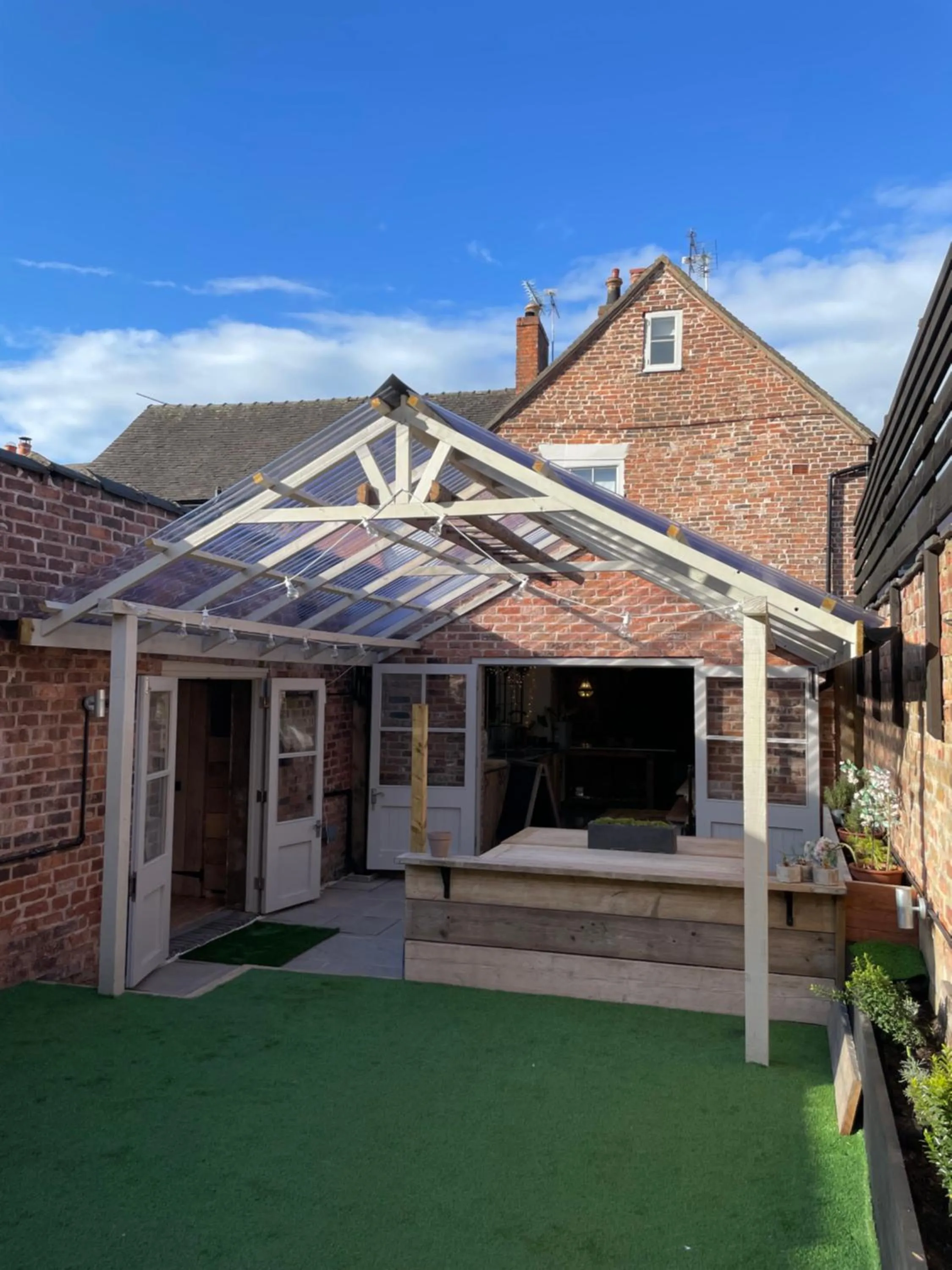 Property building in The Walled Garden at Cheshire Boutique Bathhouse