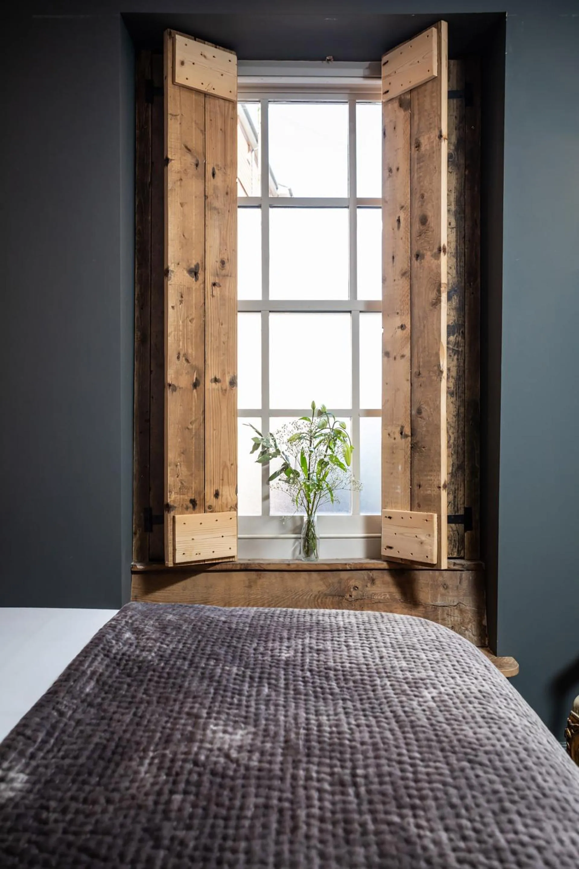 Bed in The Walled Garden at Cheshire Boutique Bathhouse