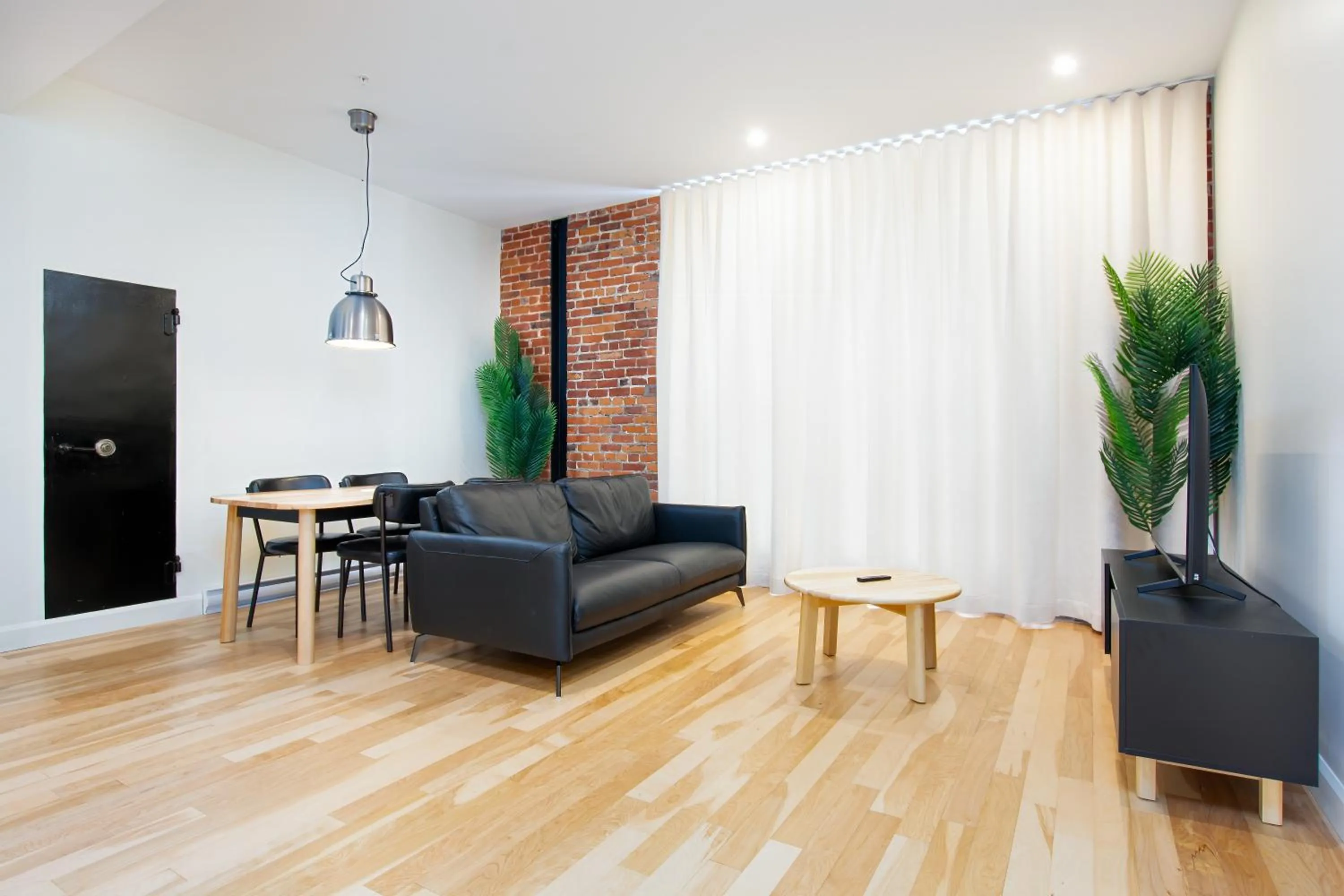Living room in Les Lofts de la Barricade - Par les Lofts Vieux-Québec