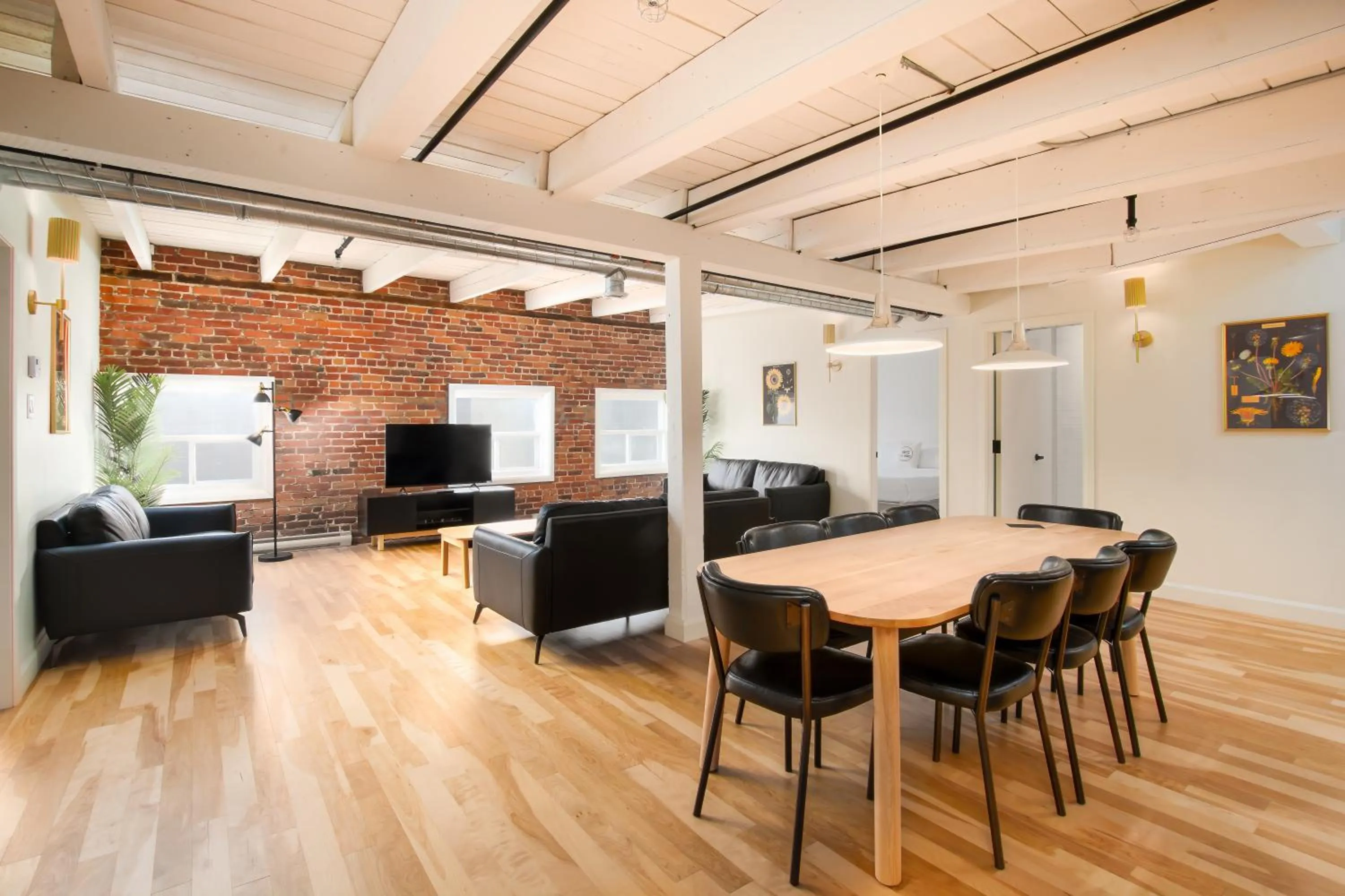 Living room in Les Lofts de la Barricade - Par les Lofts Vieux-Québec