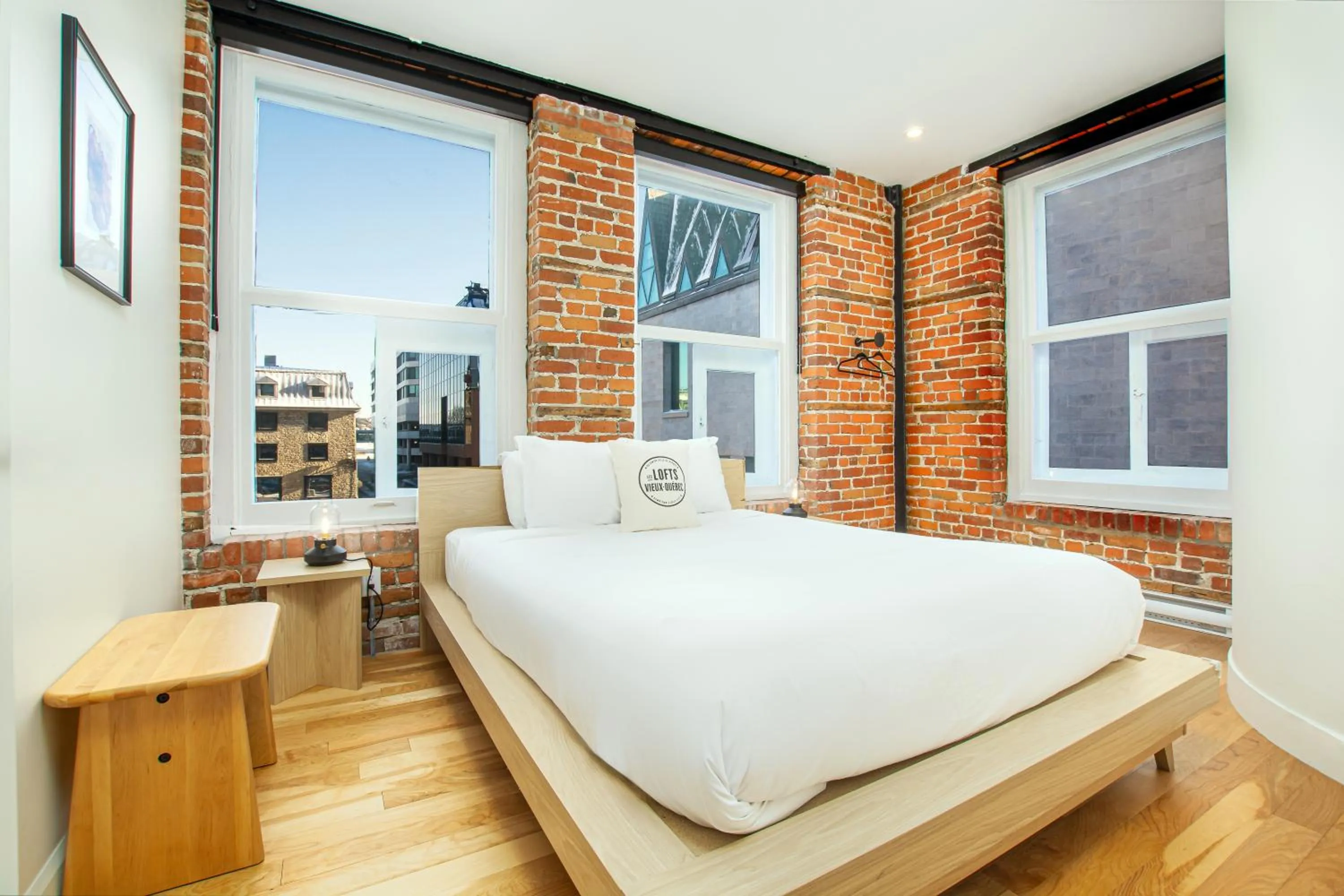 Bed in Les Lofts de la Barricade - Par les Lofts Vieux-Québec