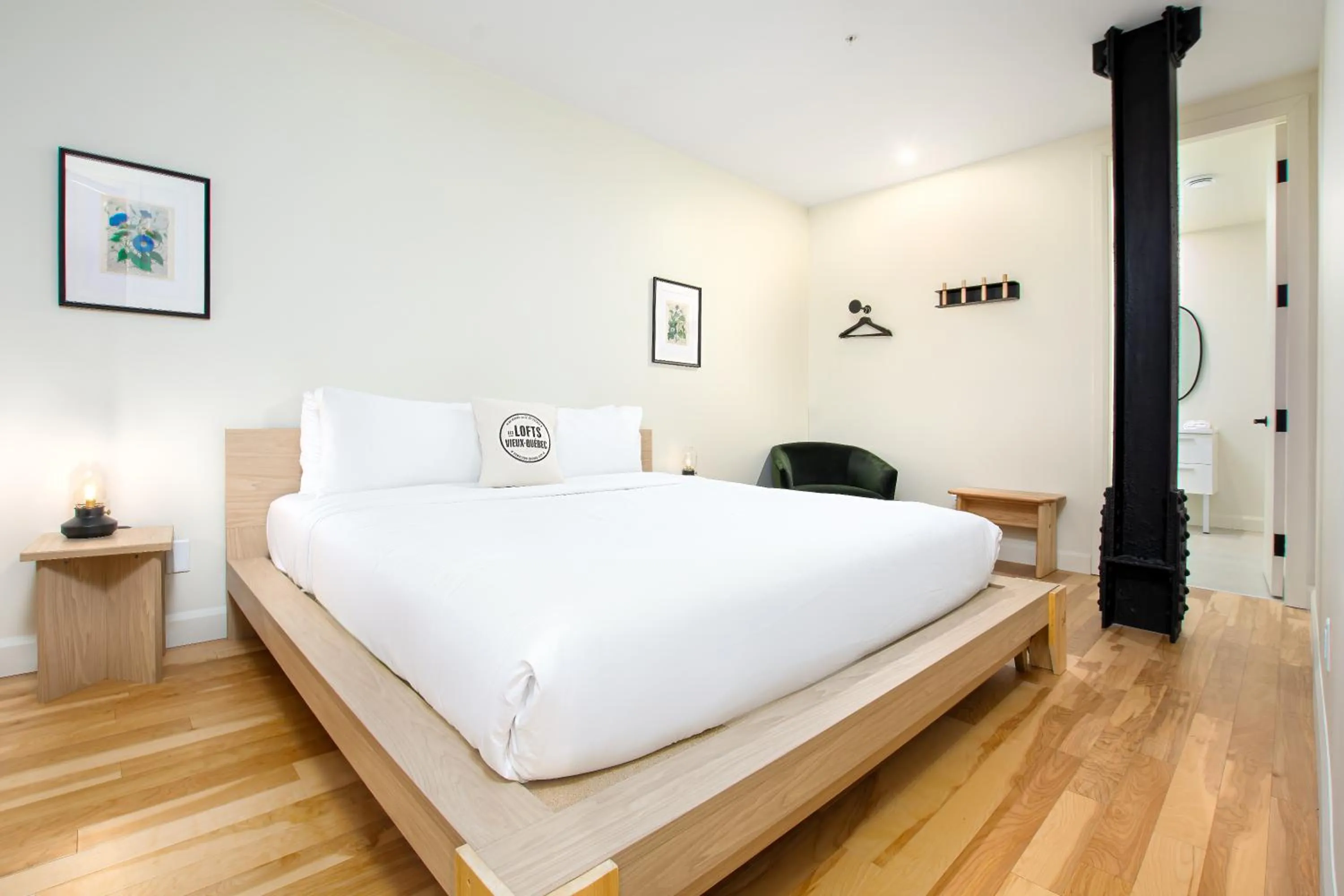 Bed in Les Lofts de la Barricade - Par les Lofts Vieux-Québec