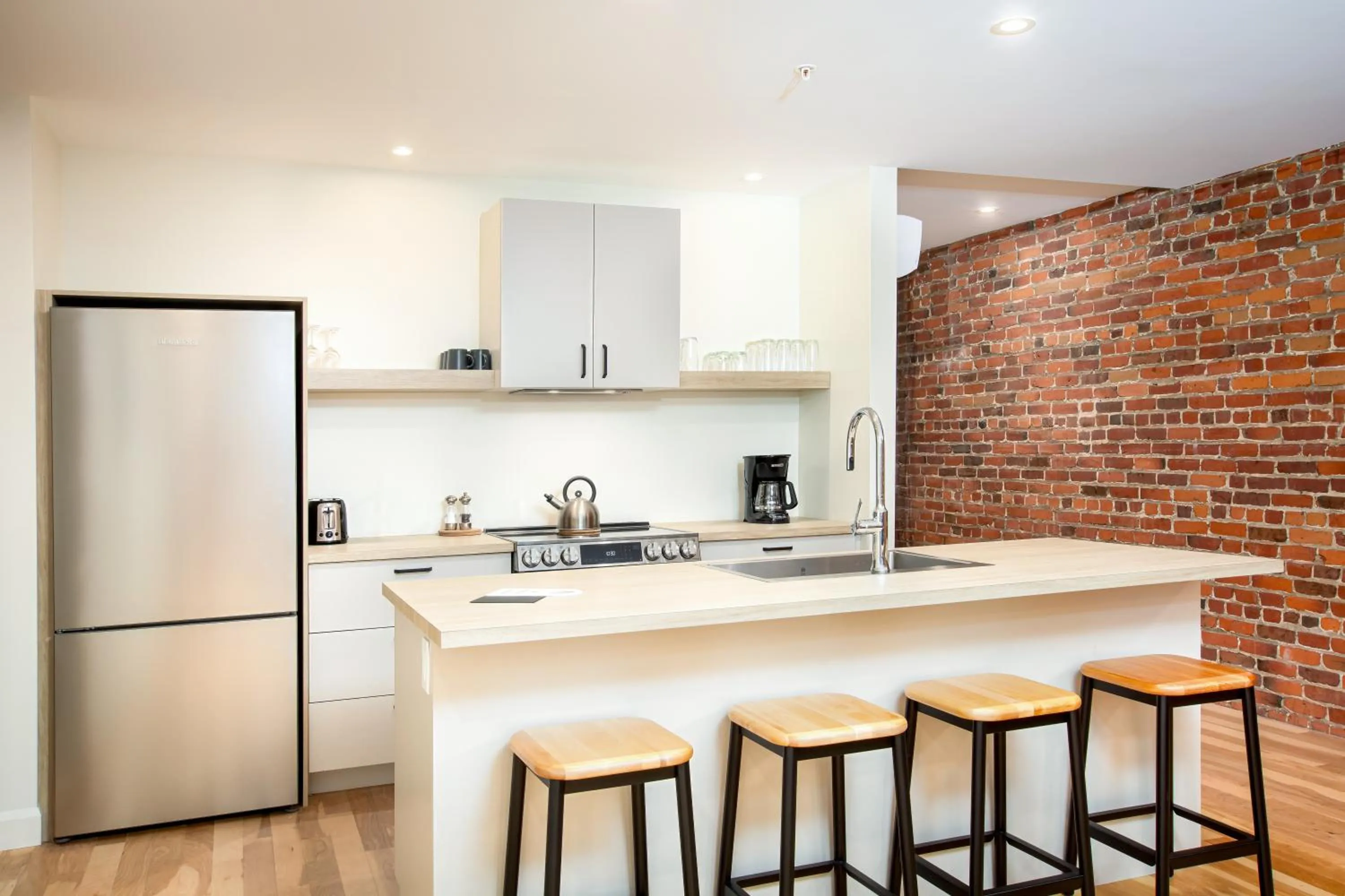 Kitchen or kitchenette in Les Lofts de la Barricade - Par les Lofts Vieux-Québec