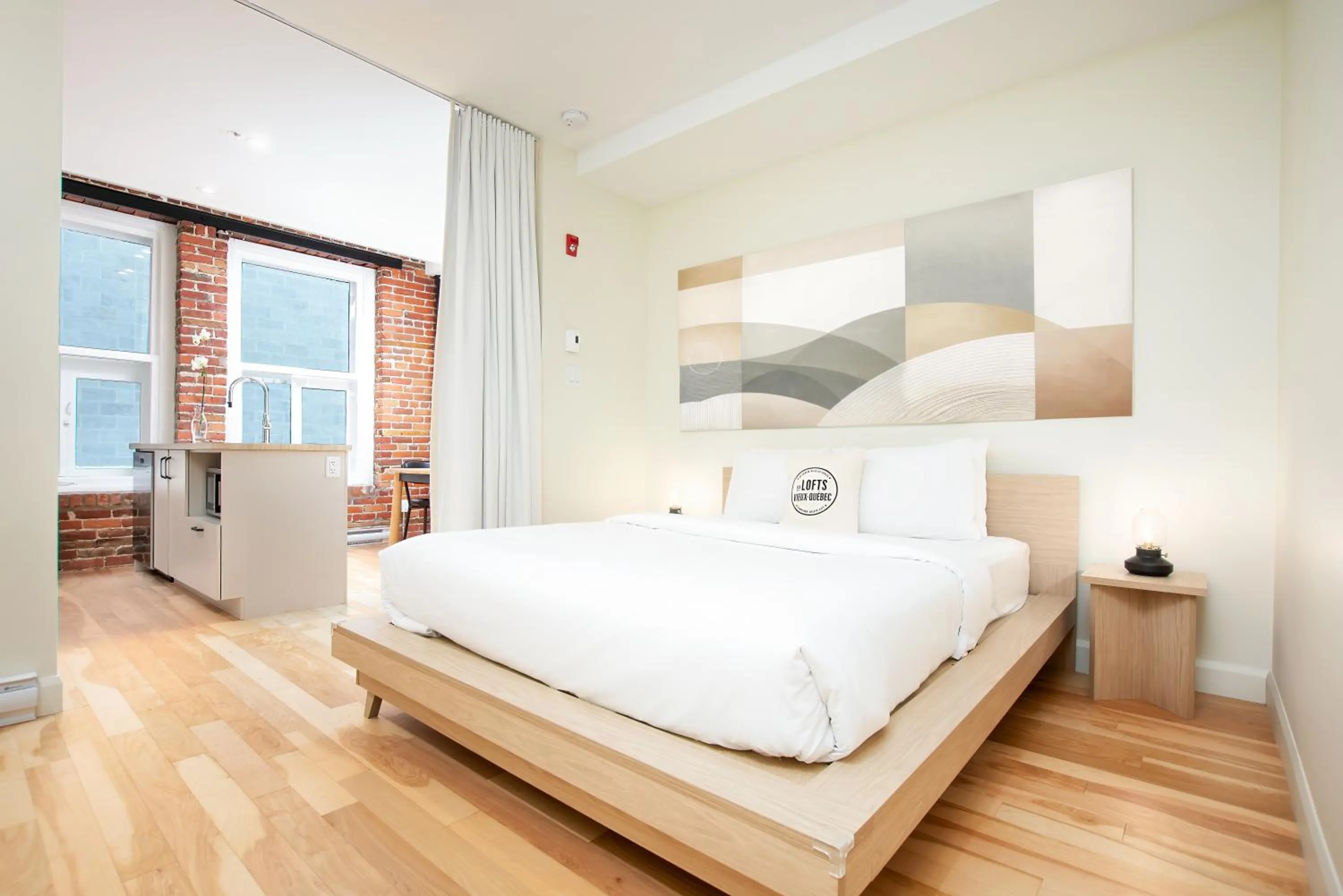 Bed in Les Lofts de la Barricade - Par les Lofts Vieux-Québec