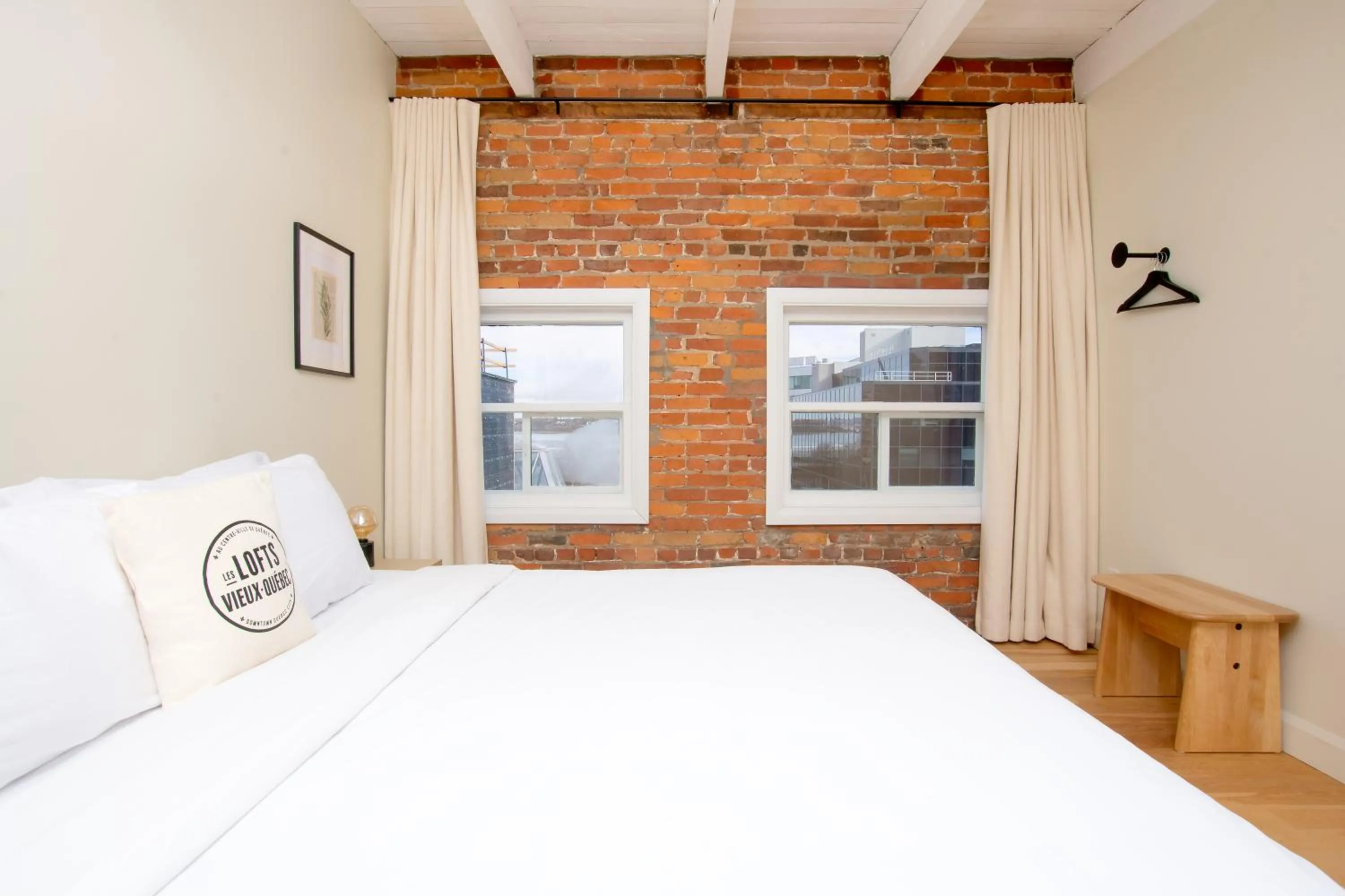 Bedroom, Bed in Les Lofts de la Barricade - Par les Lofts Vieux-Québec