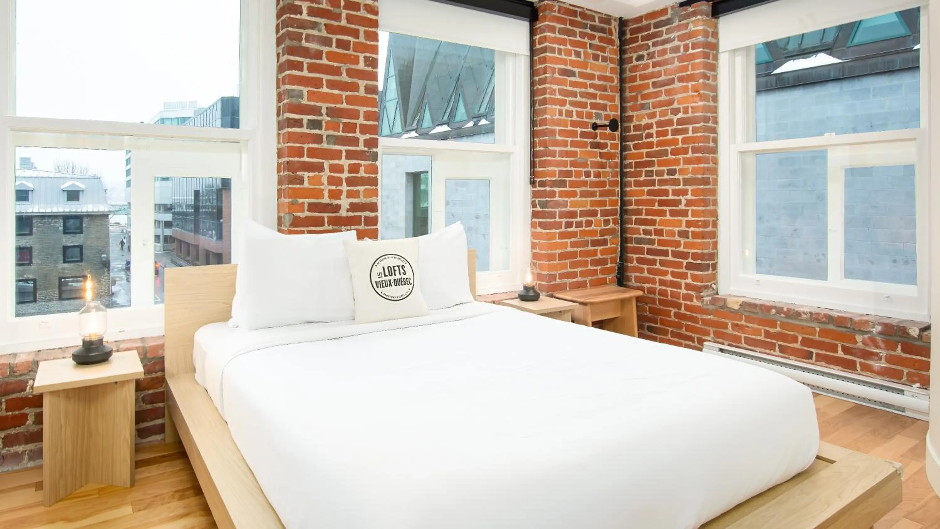 Bed in Les Lofts de la Barricade - Par les Lofts Vieux-Québec