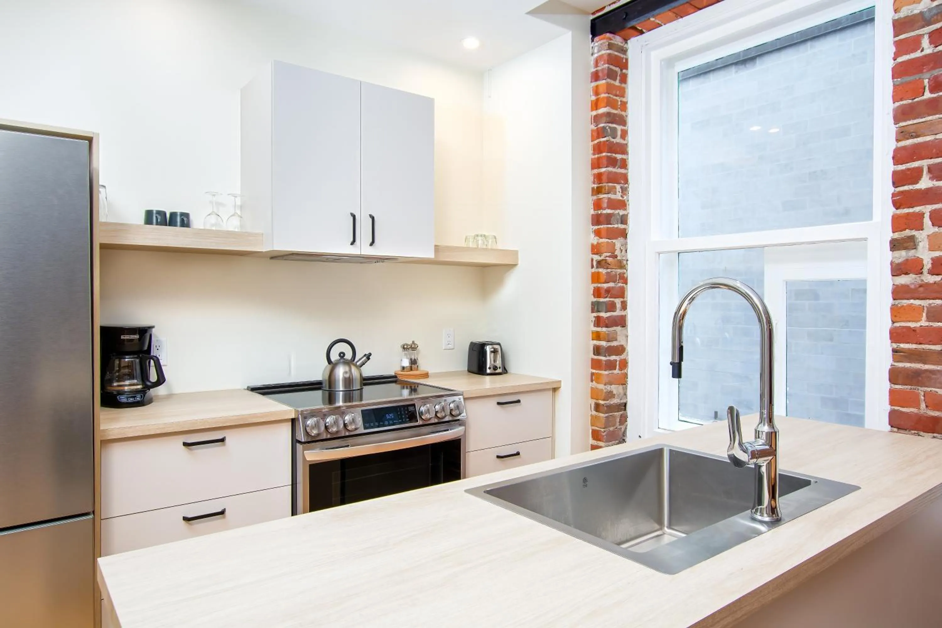 Kitchen or kitchenette in Les Lofts de la Barricade - Par les Lofts Vieux-Québec
