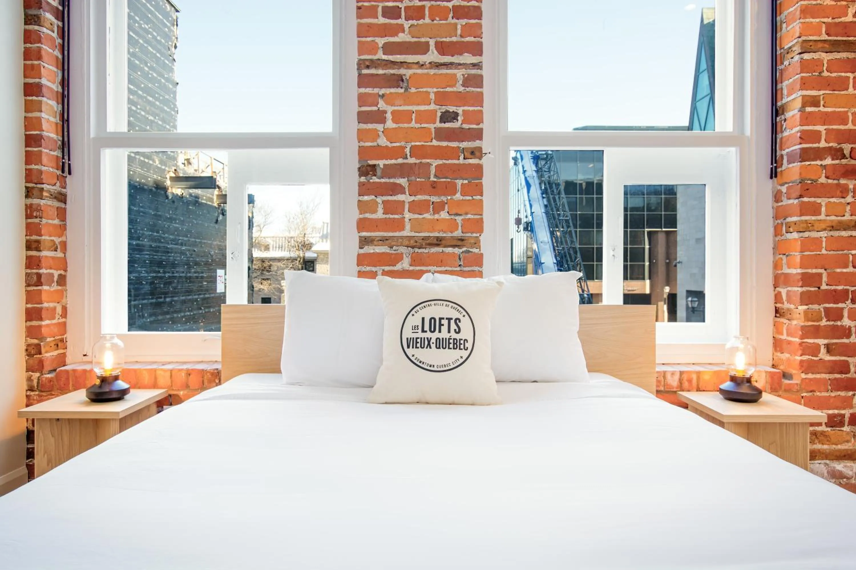 Bed in Les Lofts de la Barricade - Par les Lofts Vieux-Québec