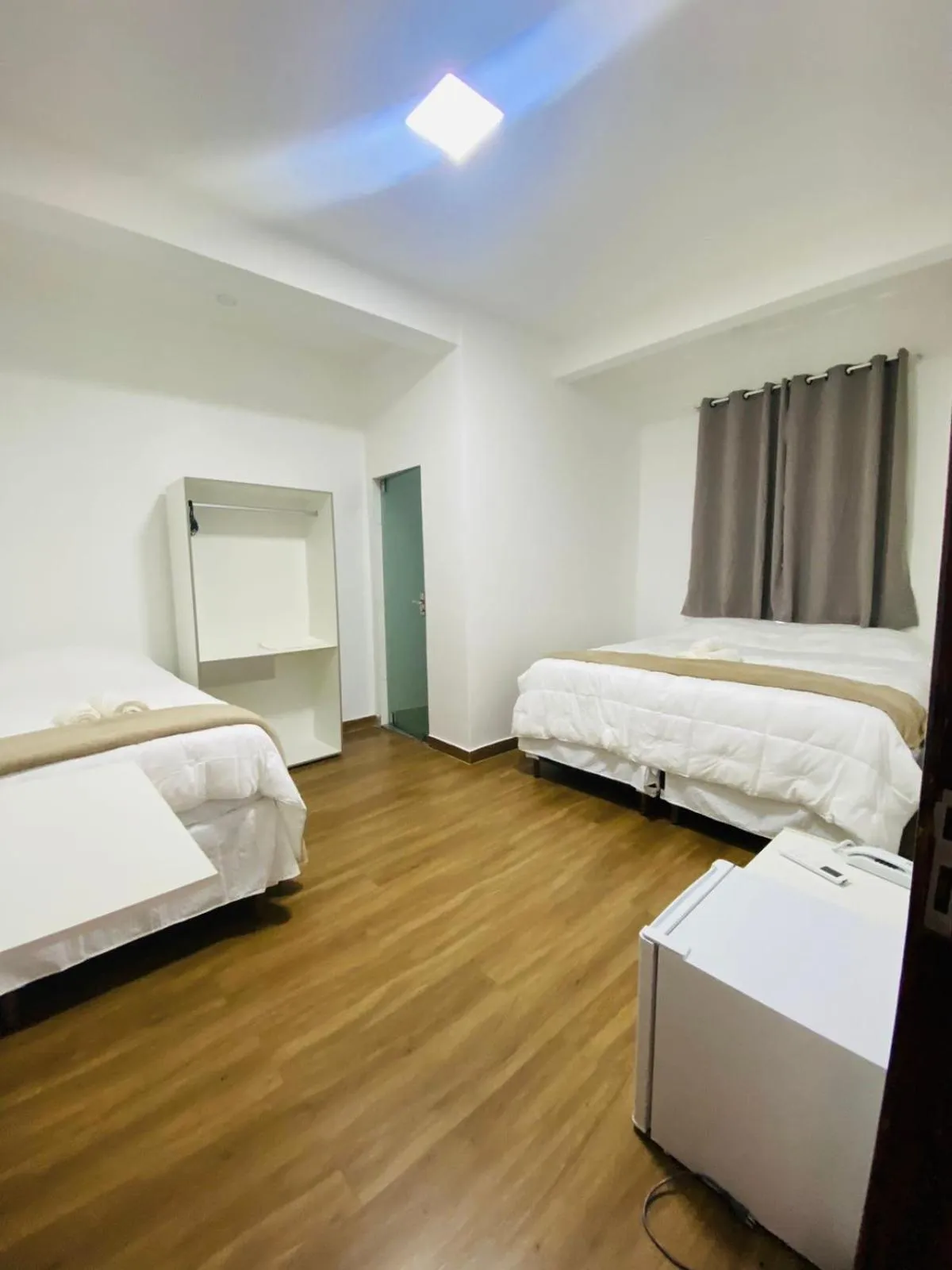 Bedroom, Bed in Hotel Santorine Plaza - Itabira - Próximo a Fundação Cultural Carlos Drummond Andrade