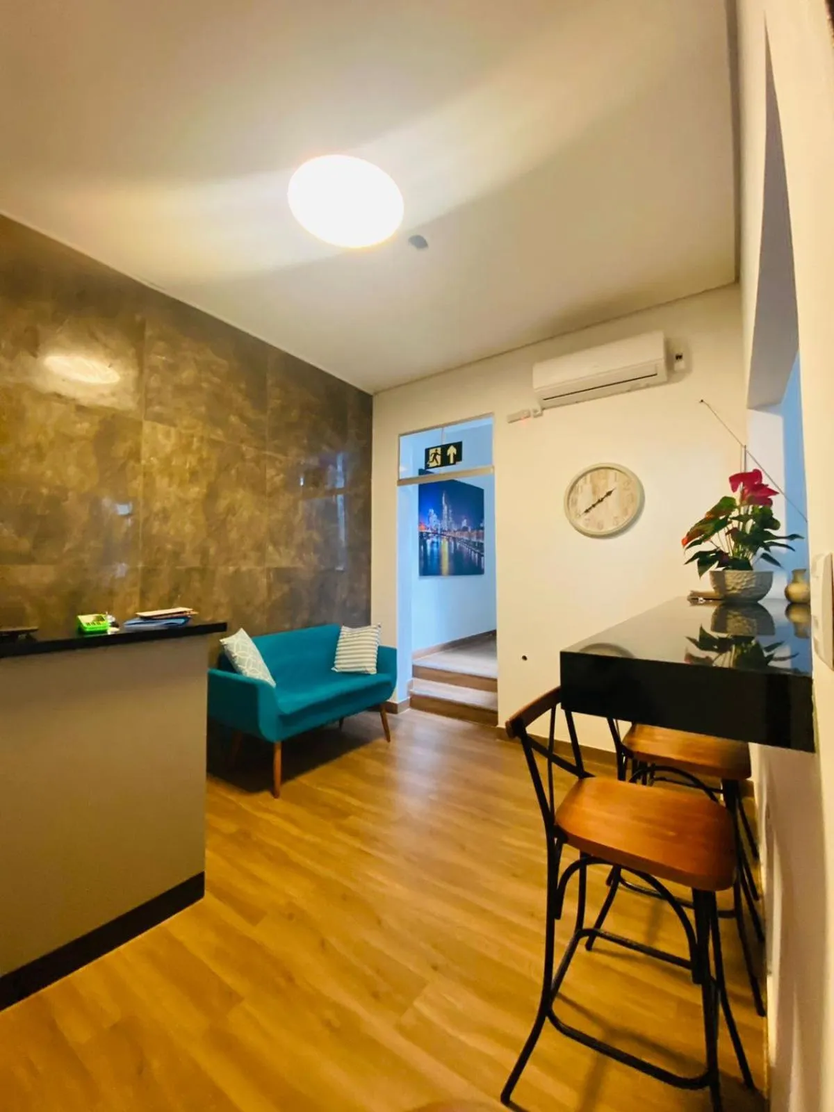 Lobby or reception in Hotel Santorine Plaza - Itabira - Próximo a Fundação Cultural Carlos Drummond Andrade