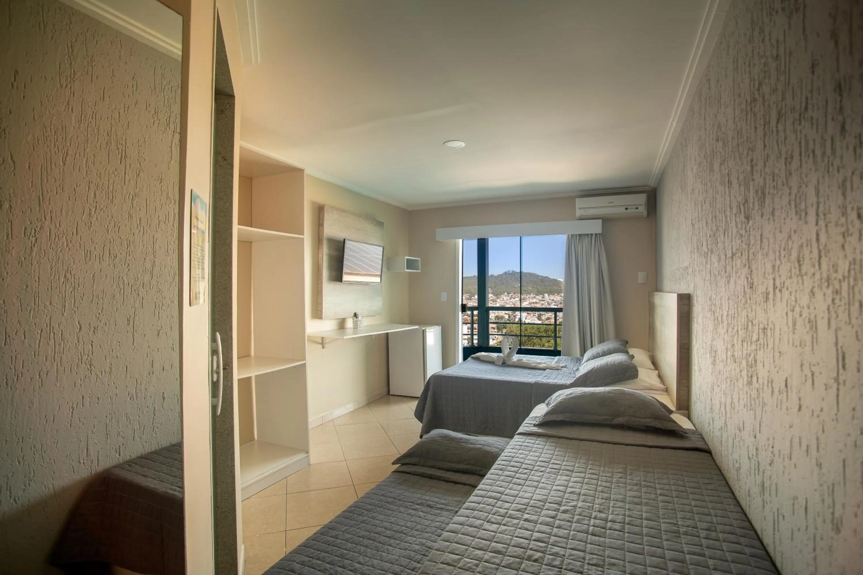 Bed in Pousada Mirante da Prainha