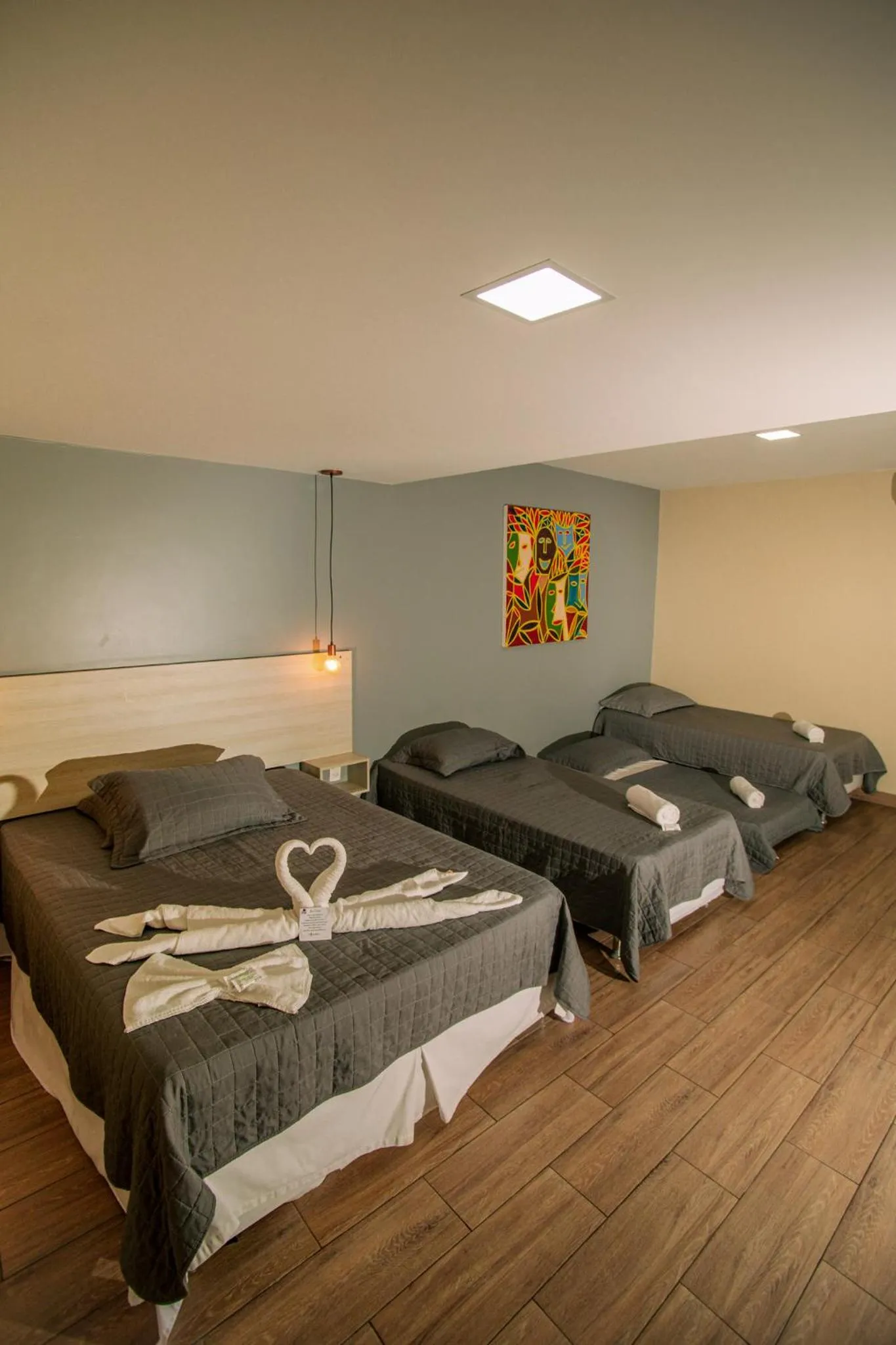 Bed in Pousada Mirante da Prainha