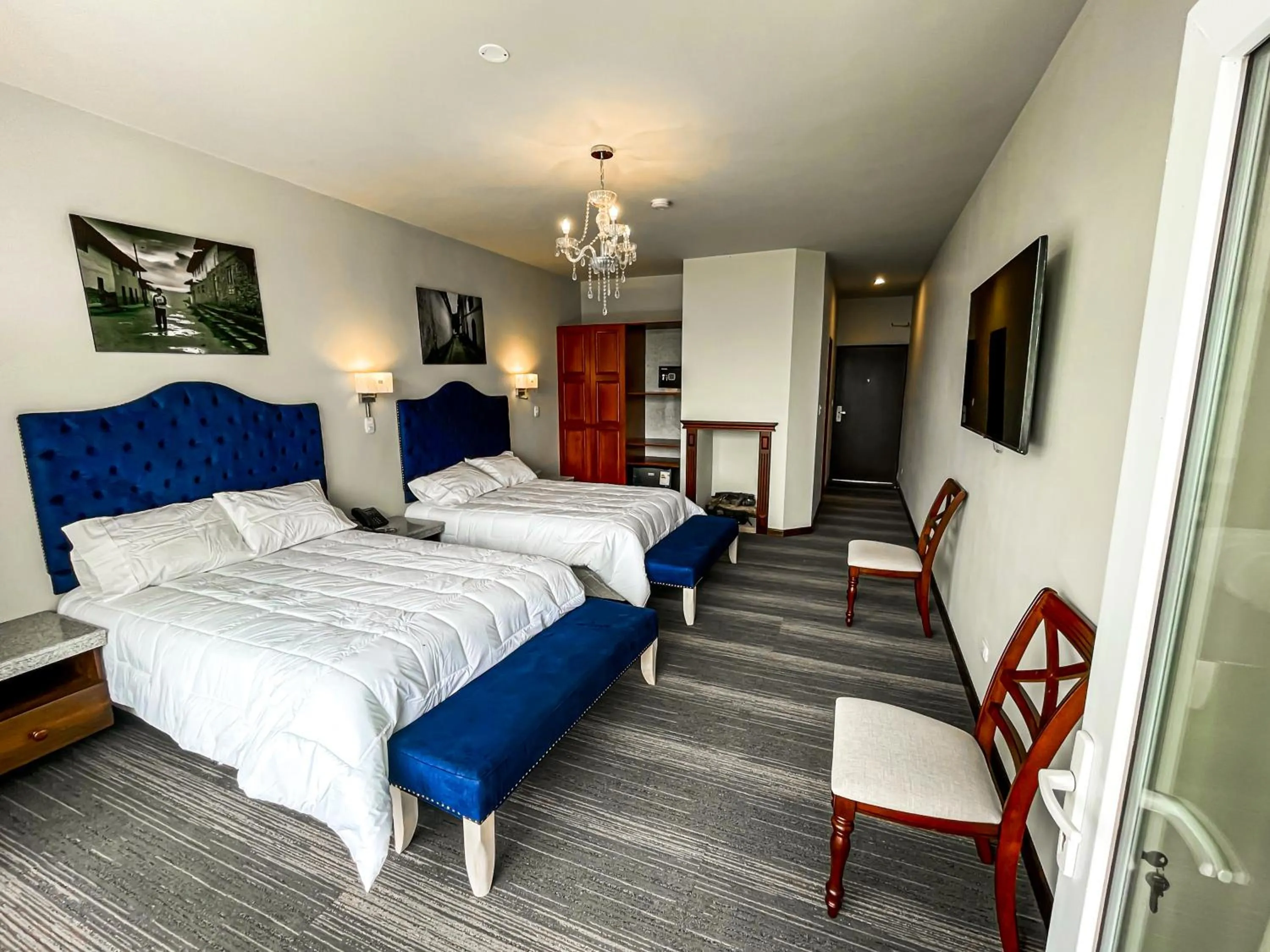 Bed in Hotel Puerta del Sol Colca