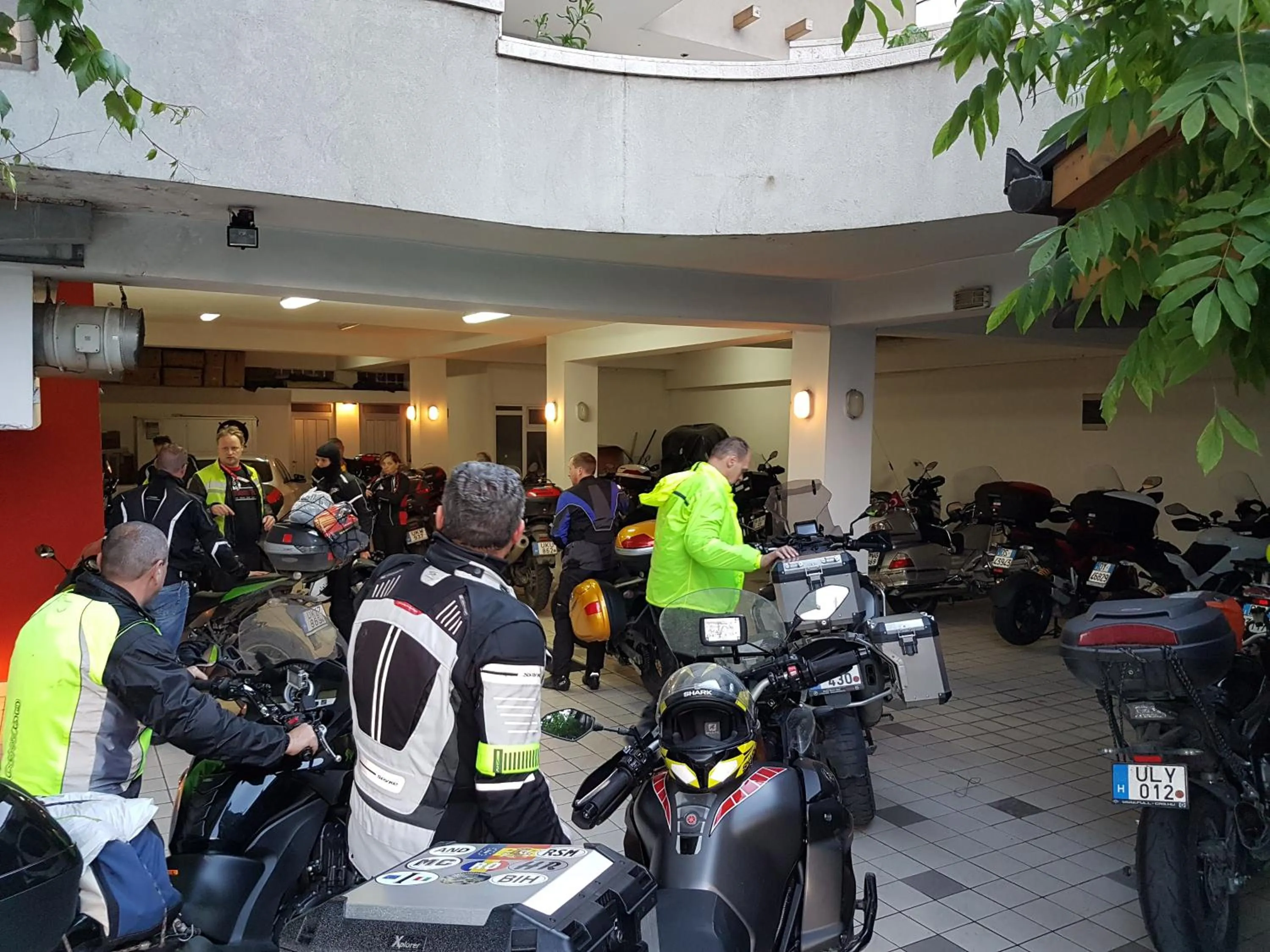 group of guests in Hotel Hecco