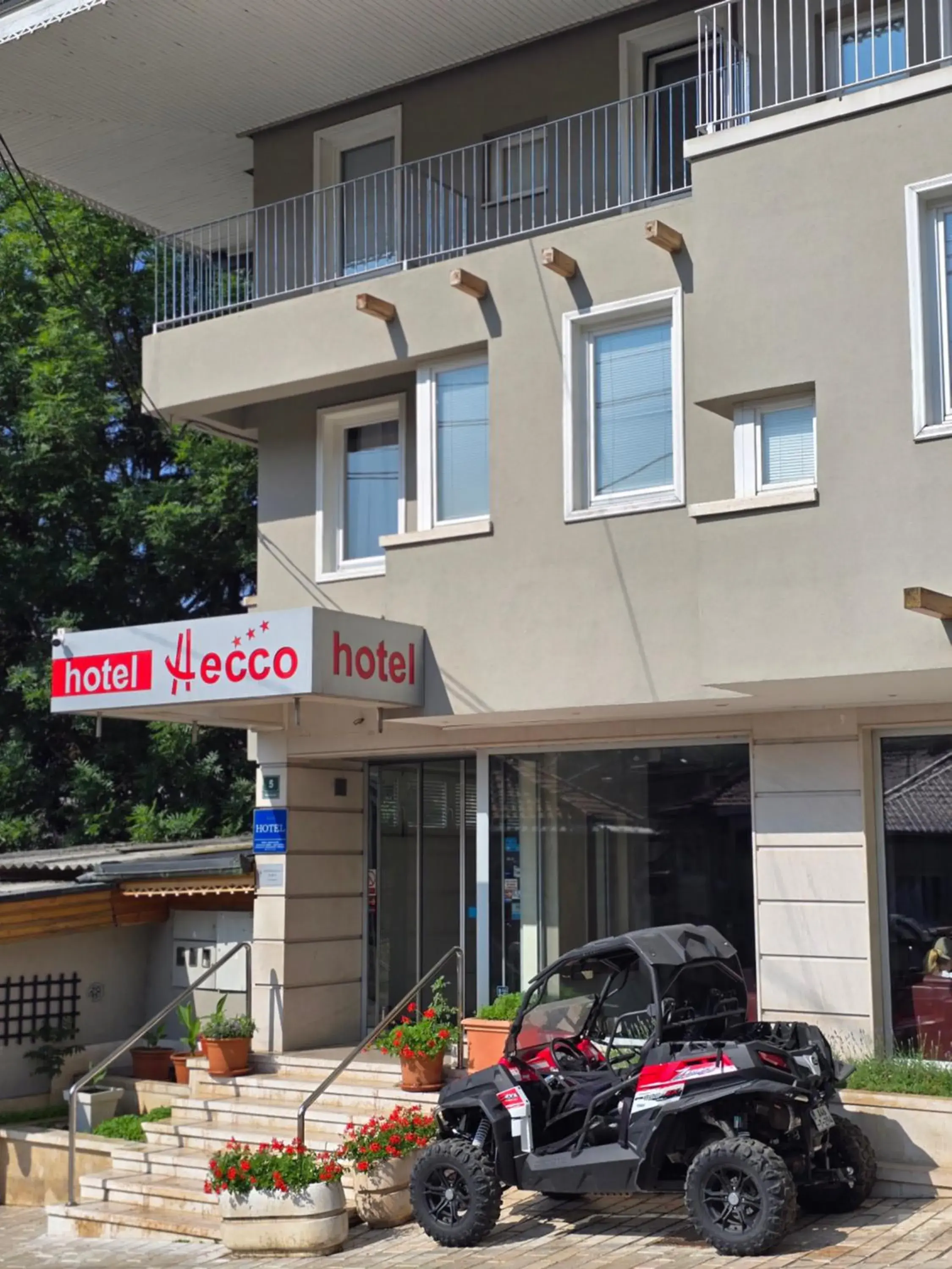 Property building in Hotel Hecco Property building in Hotel Hecco