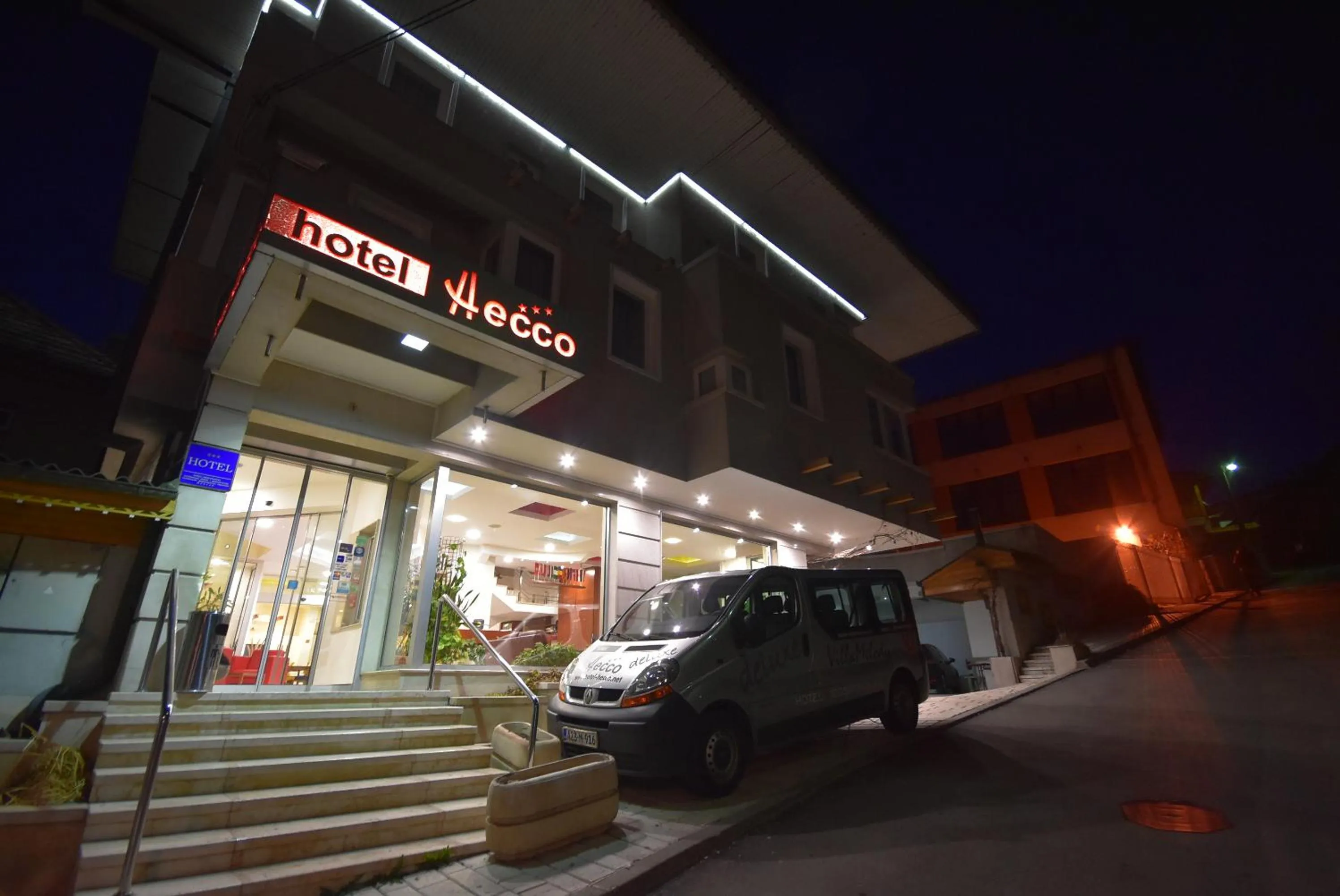 Facade/entrance in Hotel Hecco