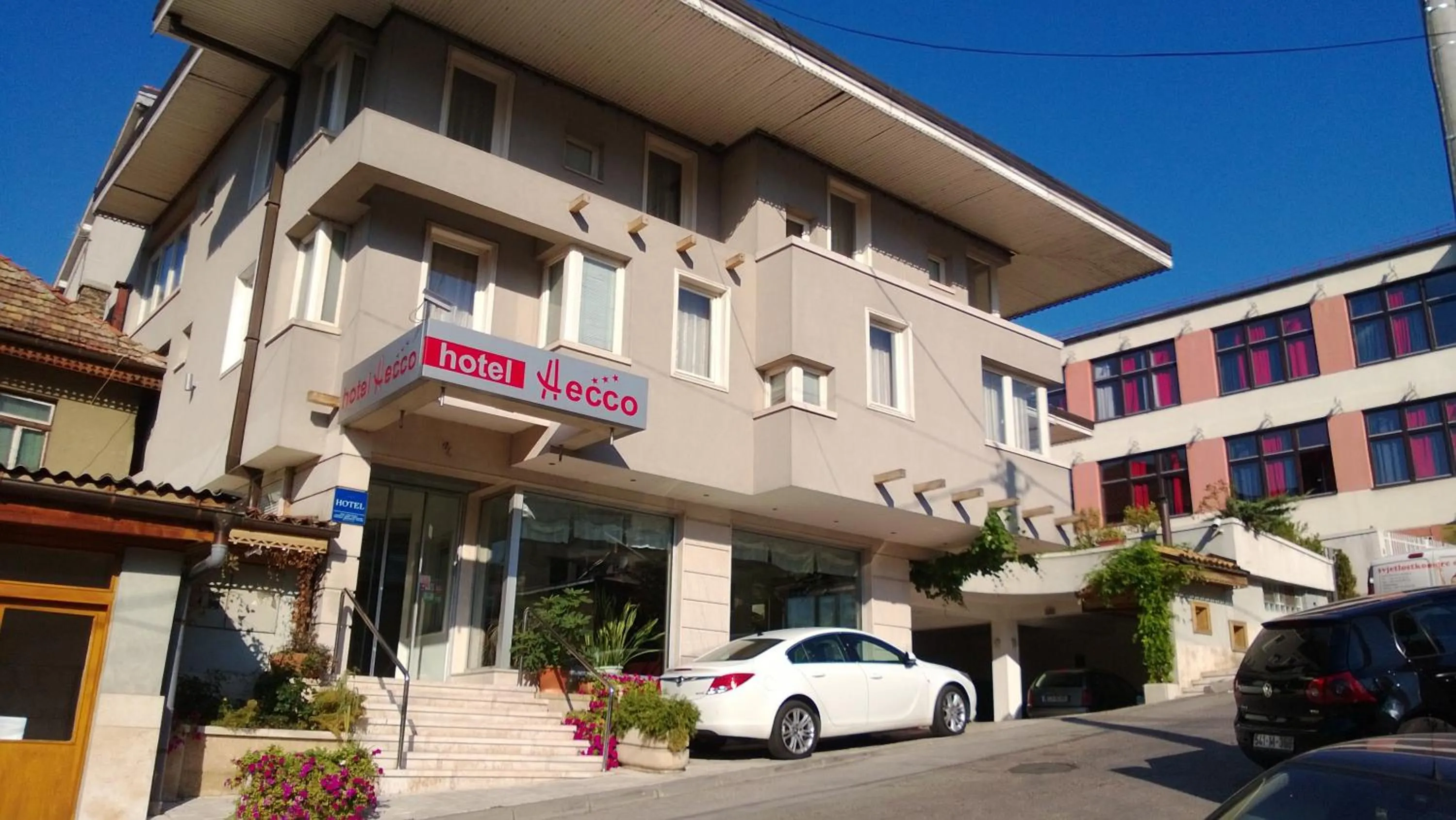 Facade/entrance in Hotel Hecco
