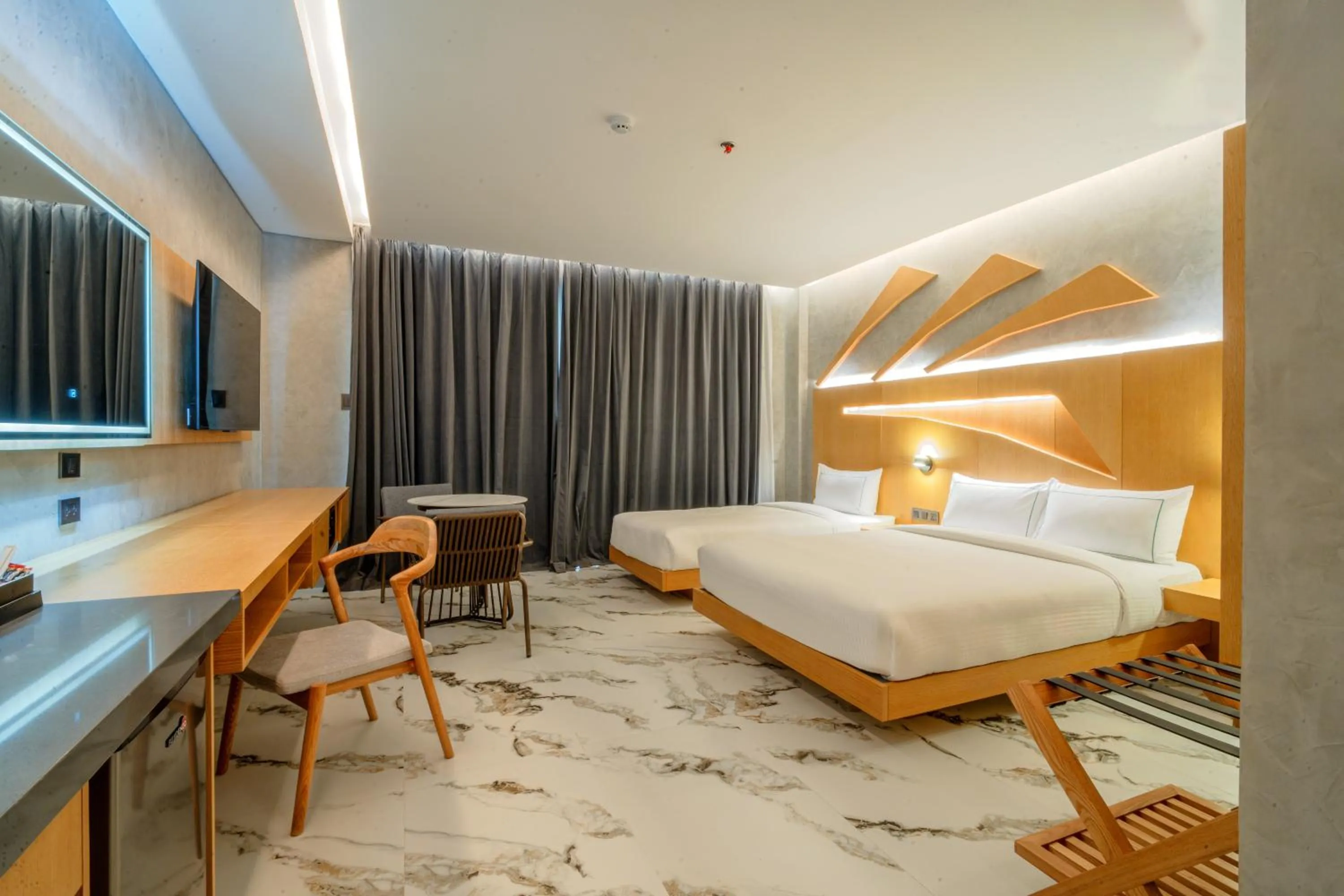 Bed in The Hotel Elizabeth Resort and Villas - Long Beach San Vicente Palawan