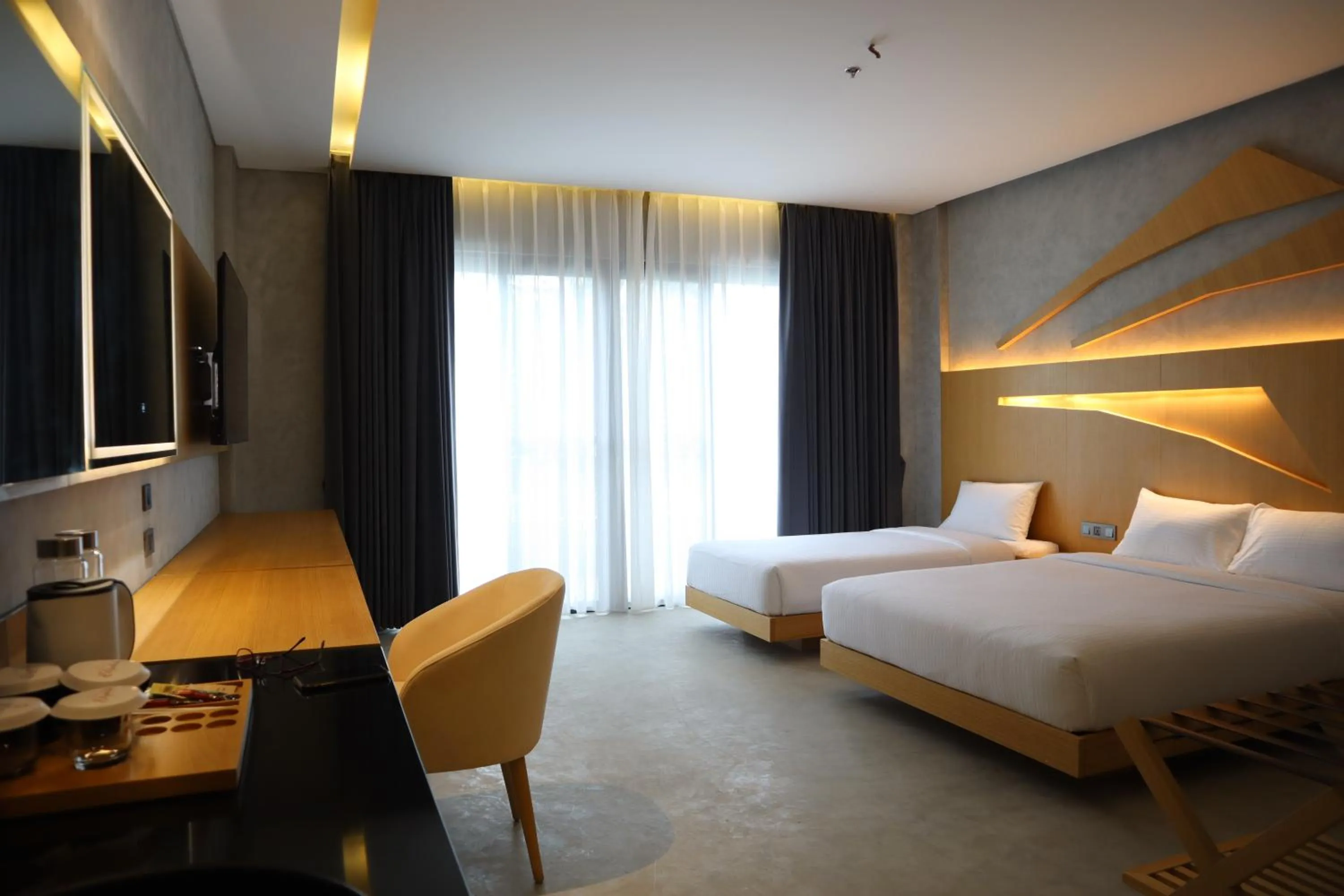 Bed in The Hotel Elizabeth Resort and Villas - Long Beach San Vicente Palawan