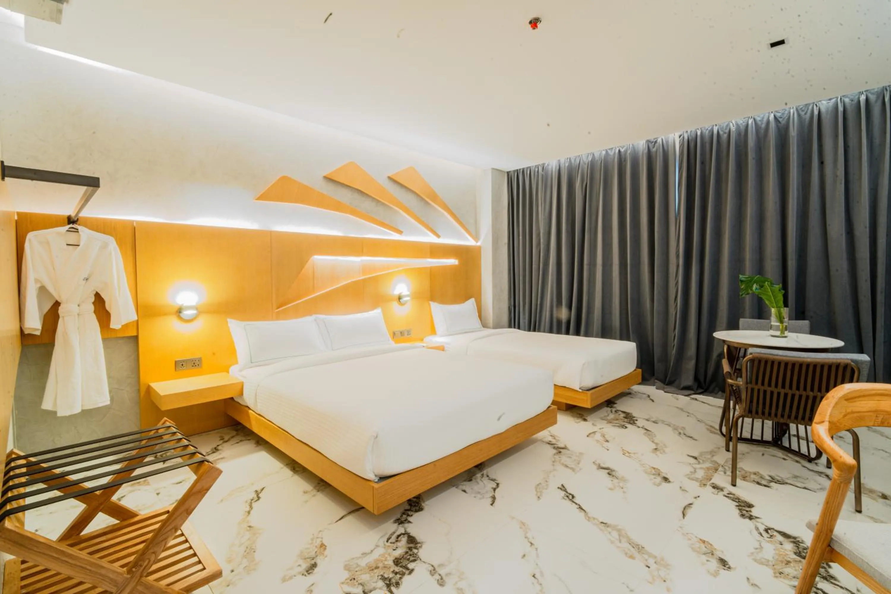 Bed in The Hotel Elizabeth Resort and Villas - Long Beach San Vicente Palawan