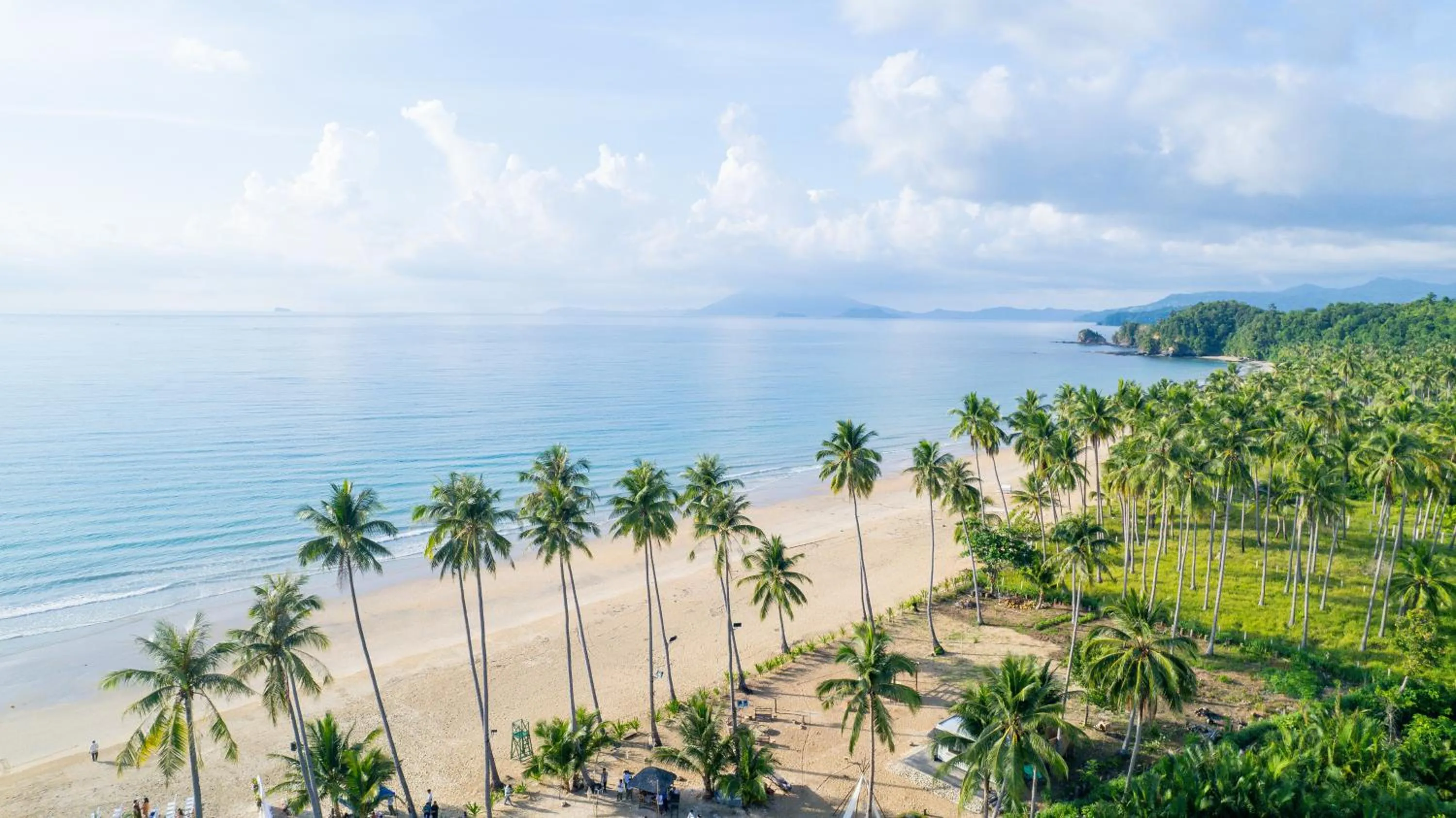 Beach in The Hotel Elizabeth Resort and Villas - Long Beach San Vicente Palawan
