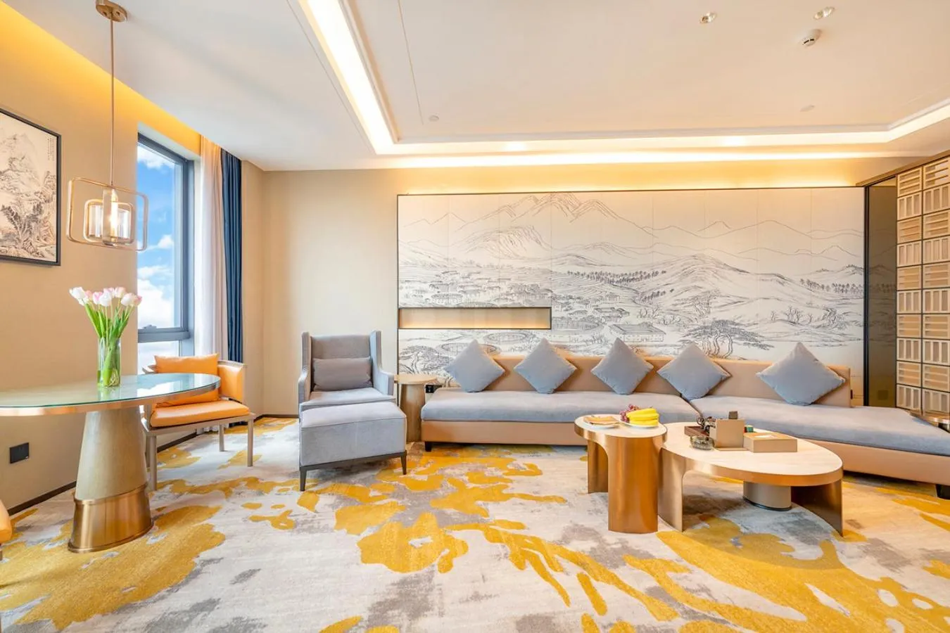 Living room in Evwa Platinum Hotel