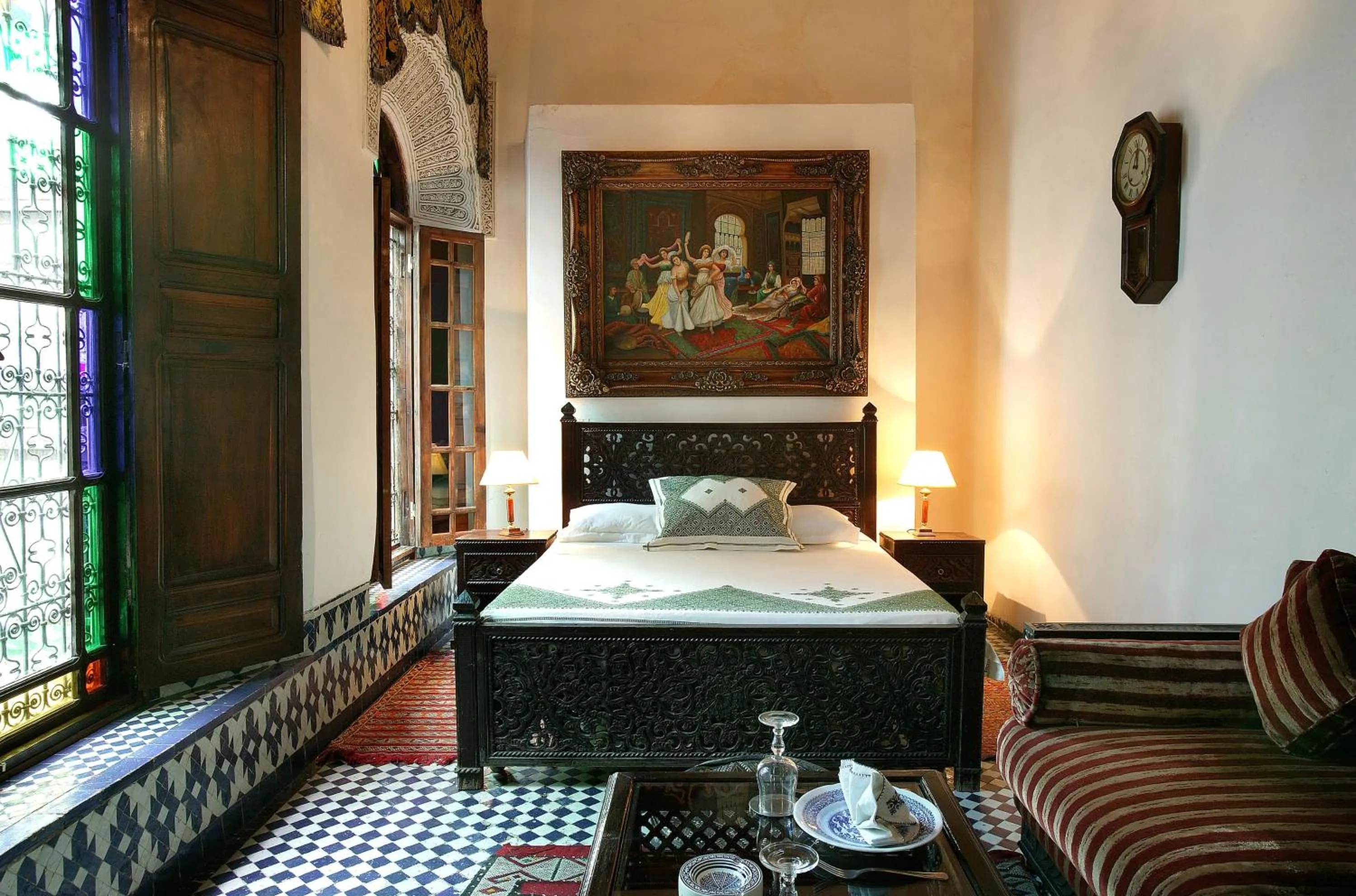 Photo of the whole room, Bed in Riad Arabesque & Spa