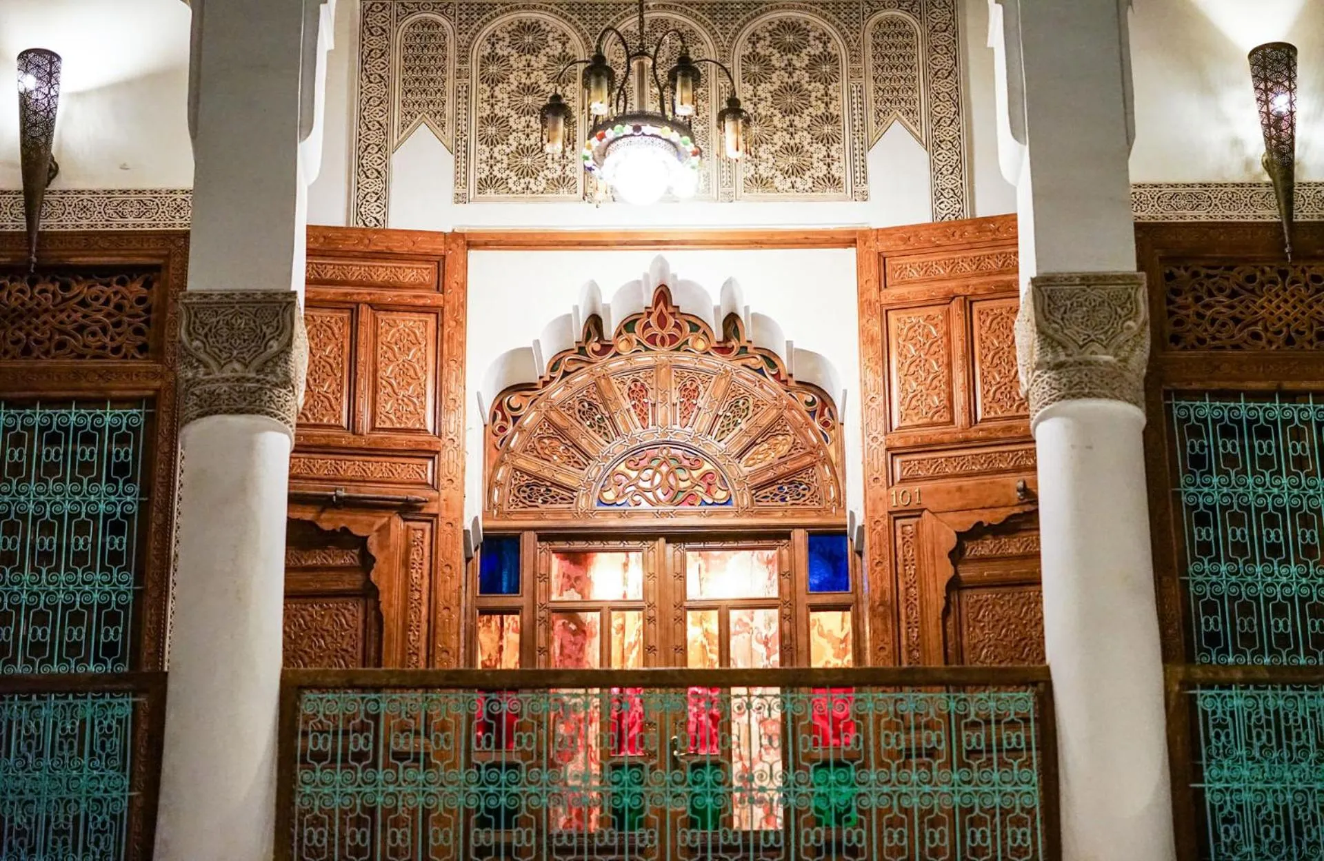 Pool view in Riad Arabesque & Spa
