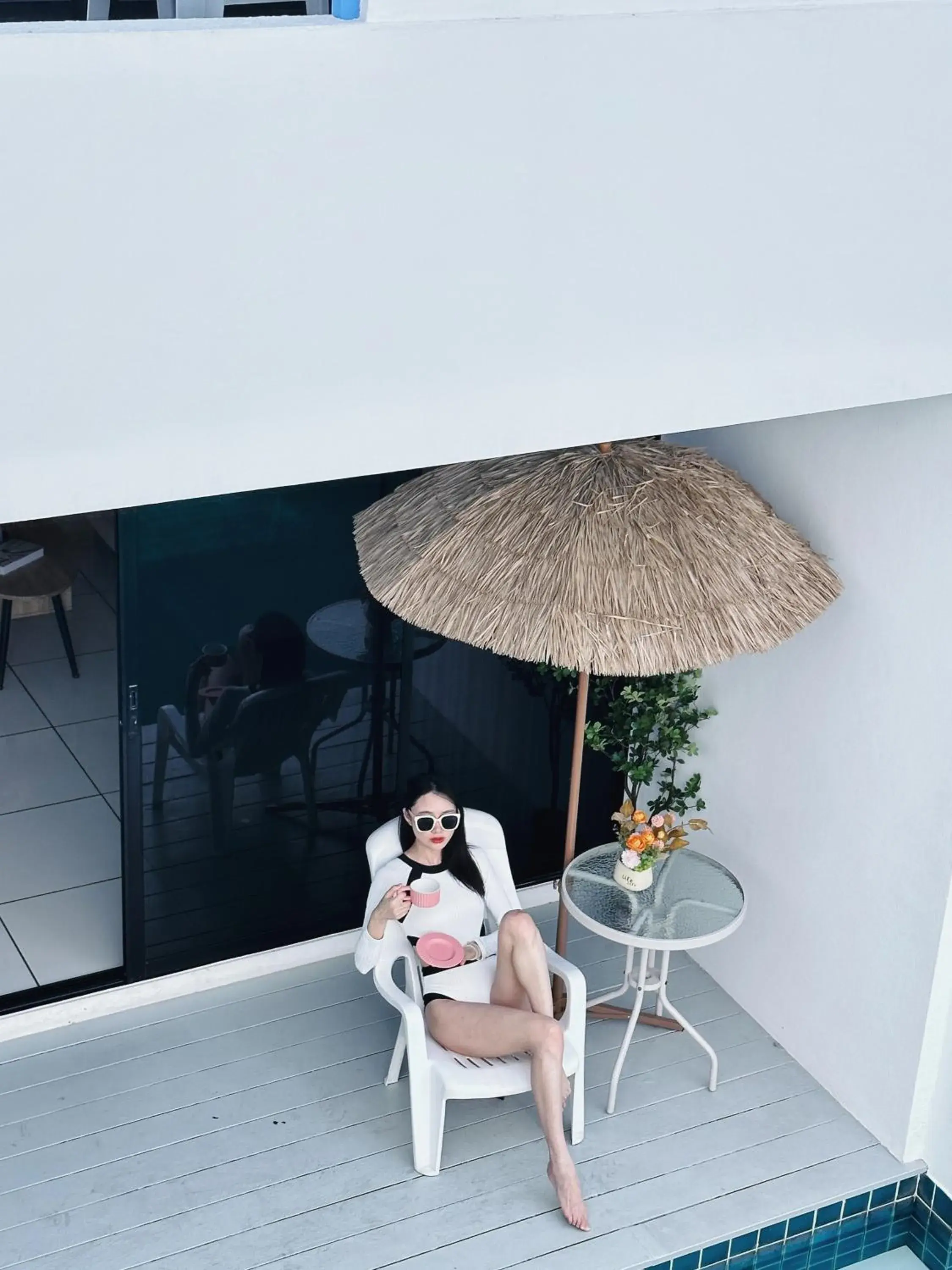 Double Room with Balcony (2 Adults + 1 Child) in Mona Lisa pool villa Double Room with Balcony (2 Adults + 1 Child) in Mona Lisa pool villa