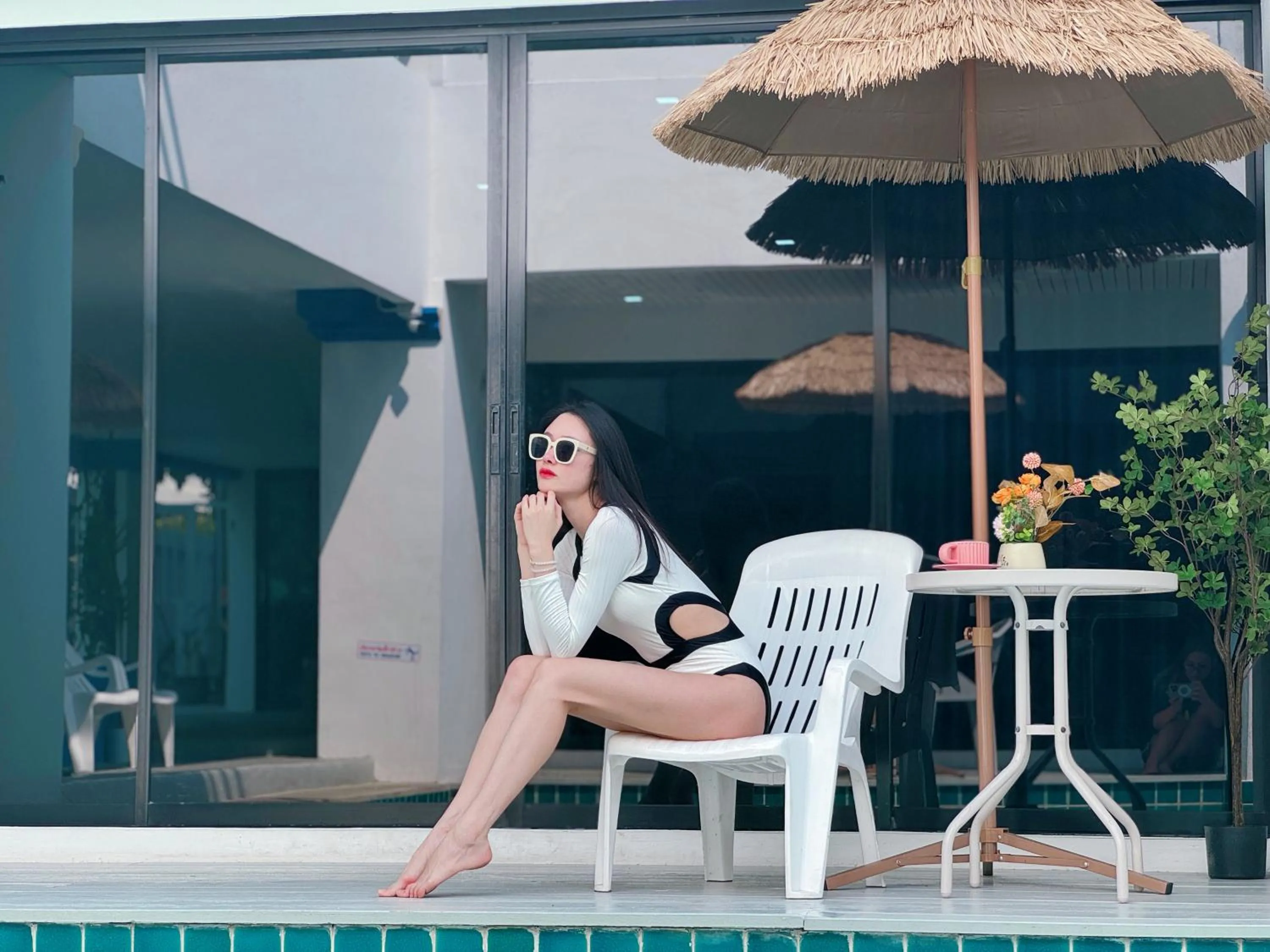 Pool view in Mona Lisa pool villa