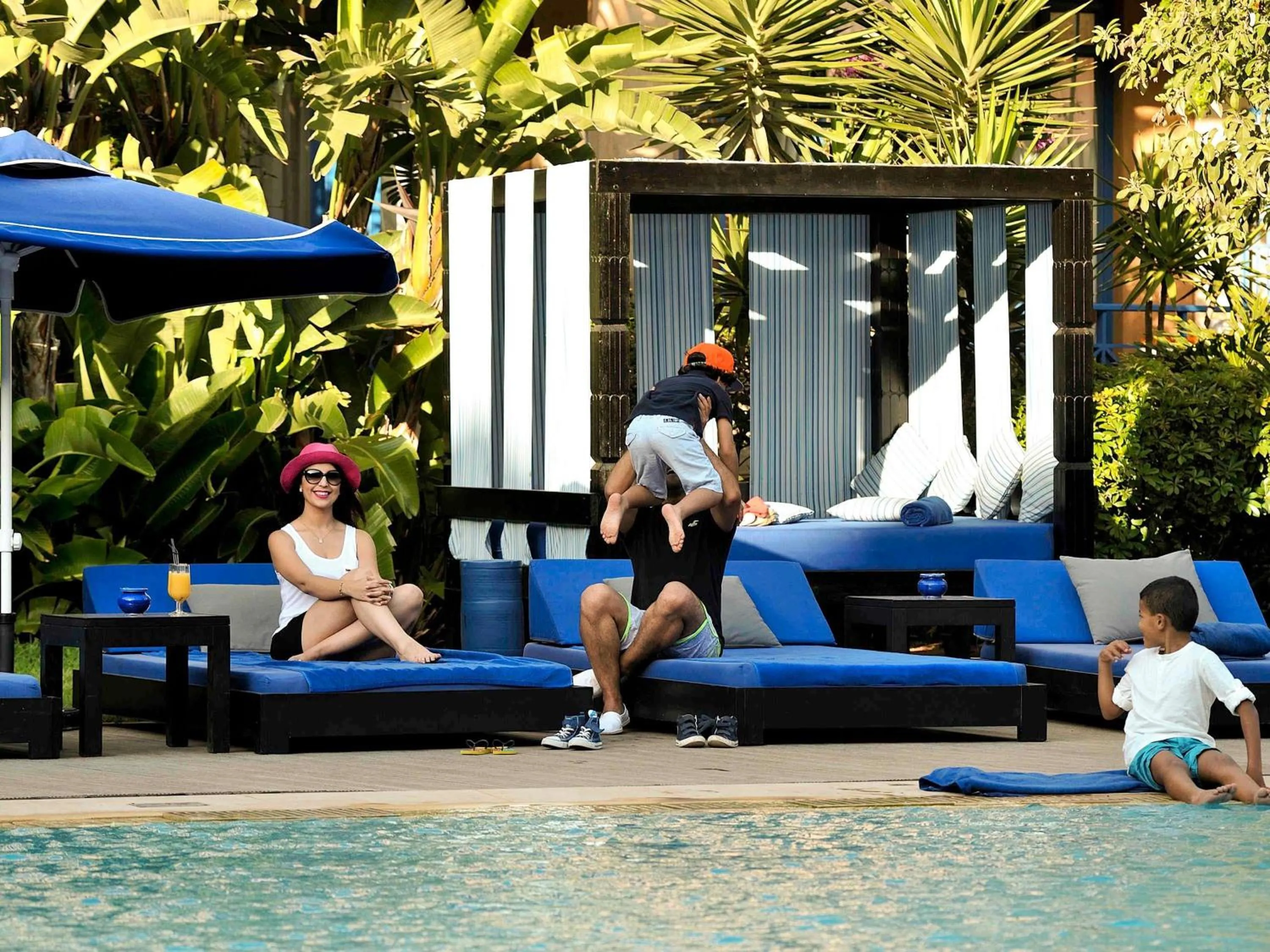 Pool view in Le Médina Essaouira Thalassa Sea & Spa - MGallery Collection