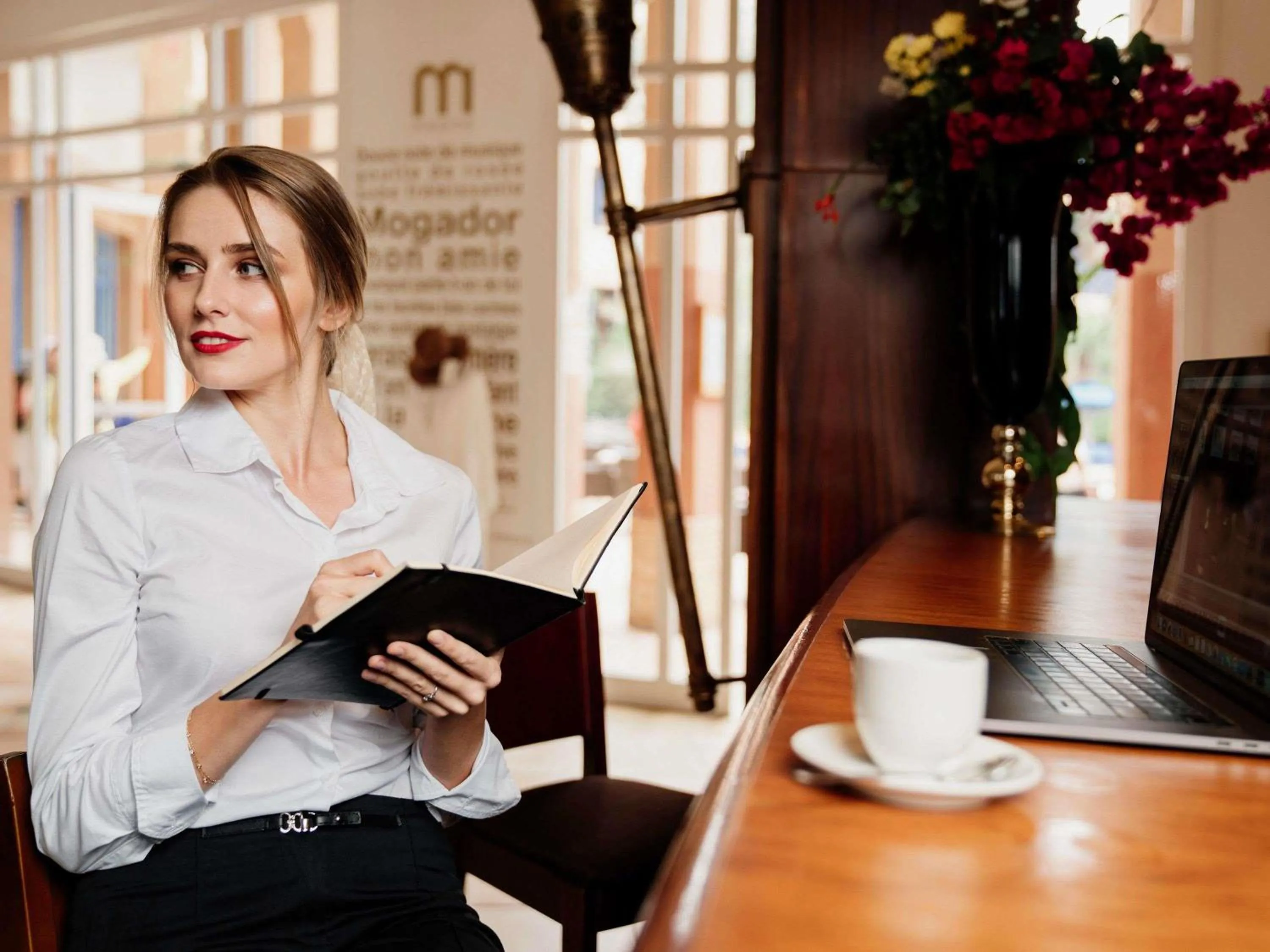 Lounge or bar in Le Médina Essaouira Thalassa Sea & Spa - MGallery Collection