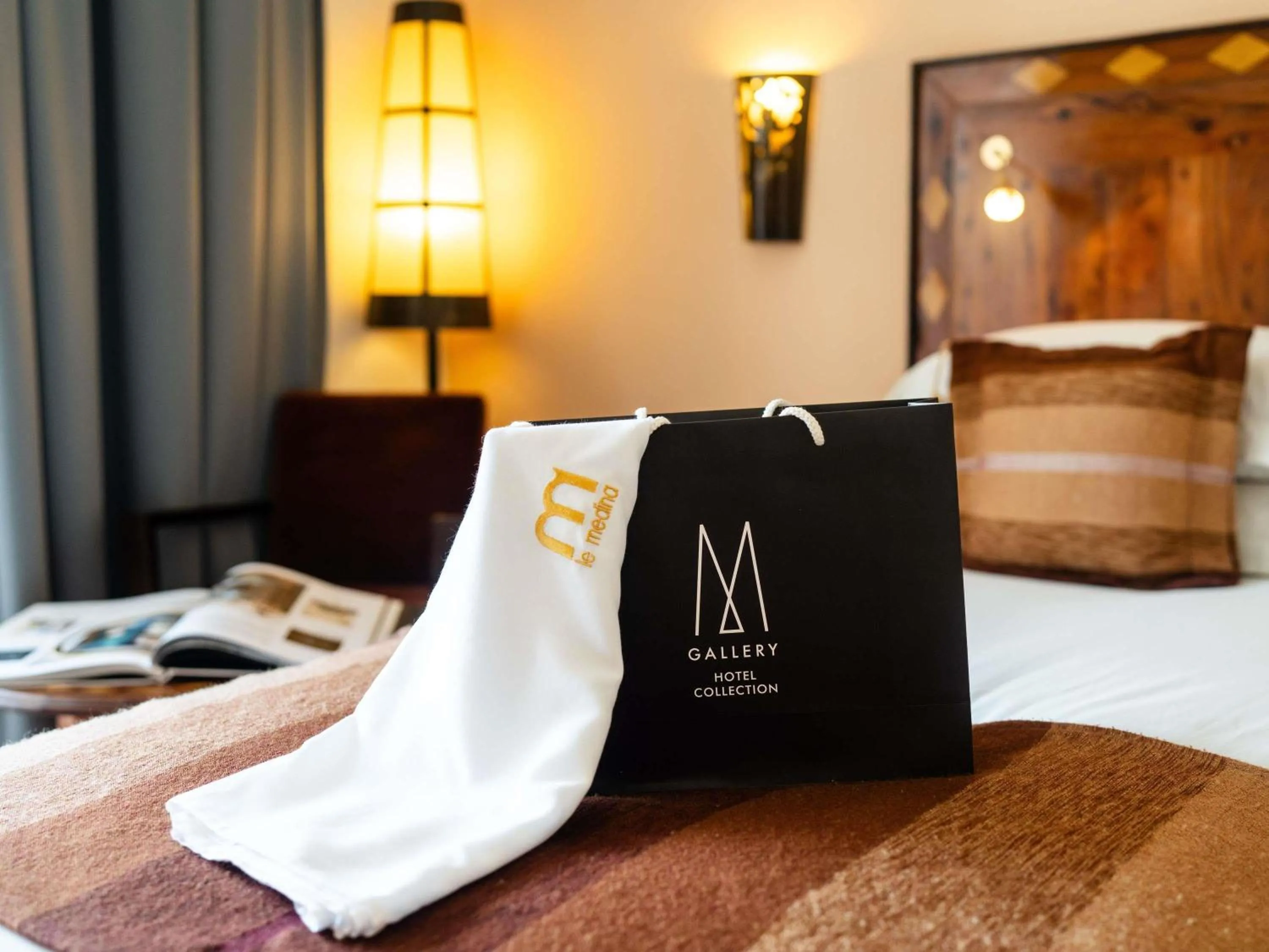 Bedroom, Bed in Le Médina Essaouira Thalassa Sea & Spa - MGallery Collection