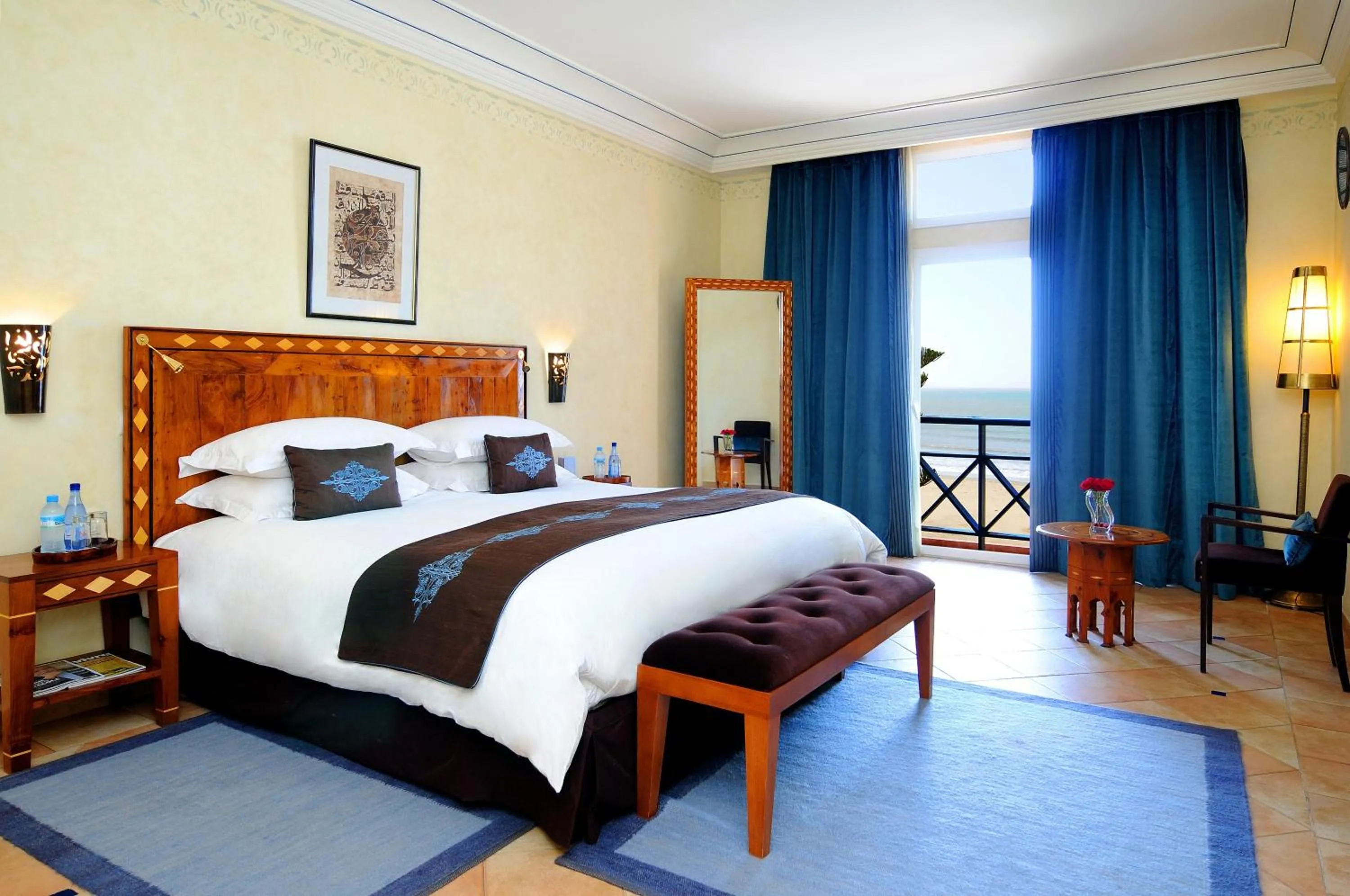 Photo of the whole room, Bed in Le Médina Essaouira Thalassa Sea & Spa - MGallery Collection