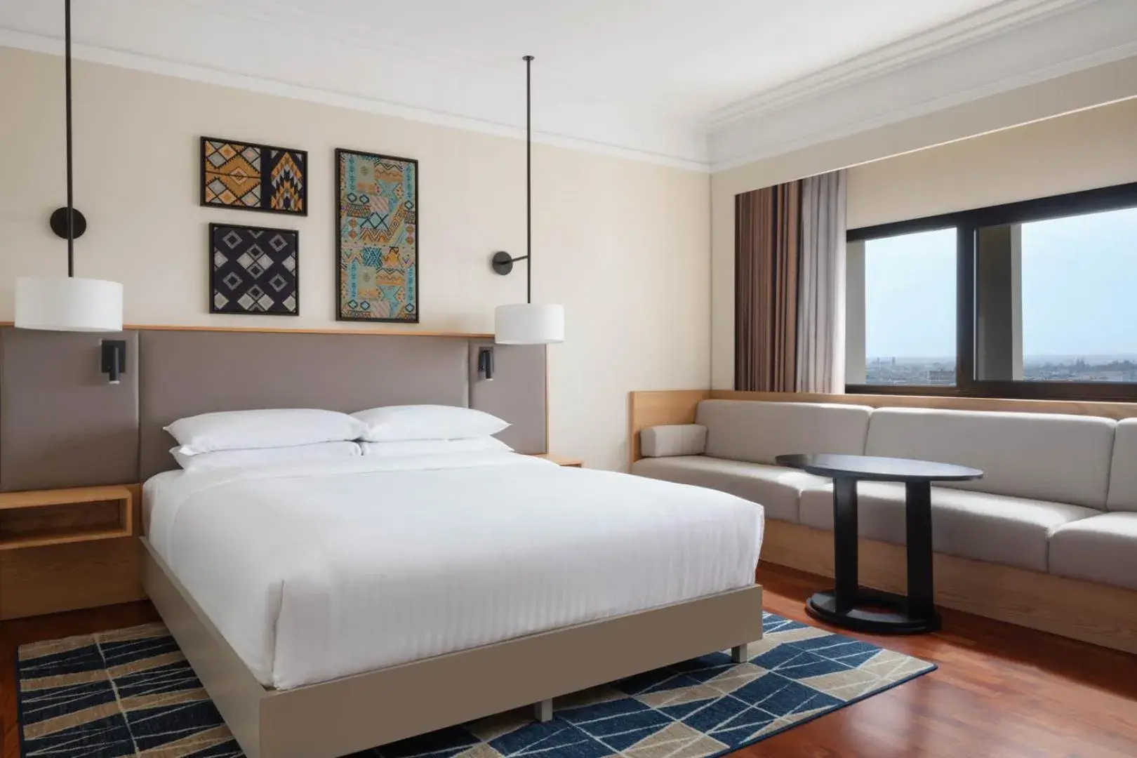 Club King Room with City View in Casablanca Marriott Hotel Club King Room with City View in Casablanca Marriott Hotel