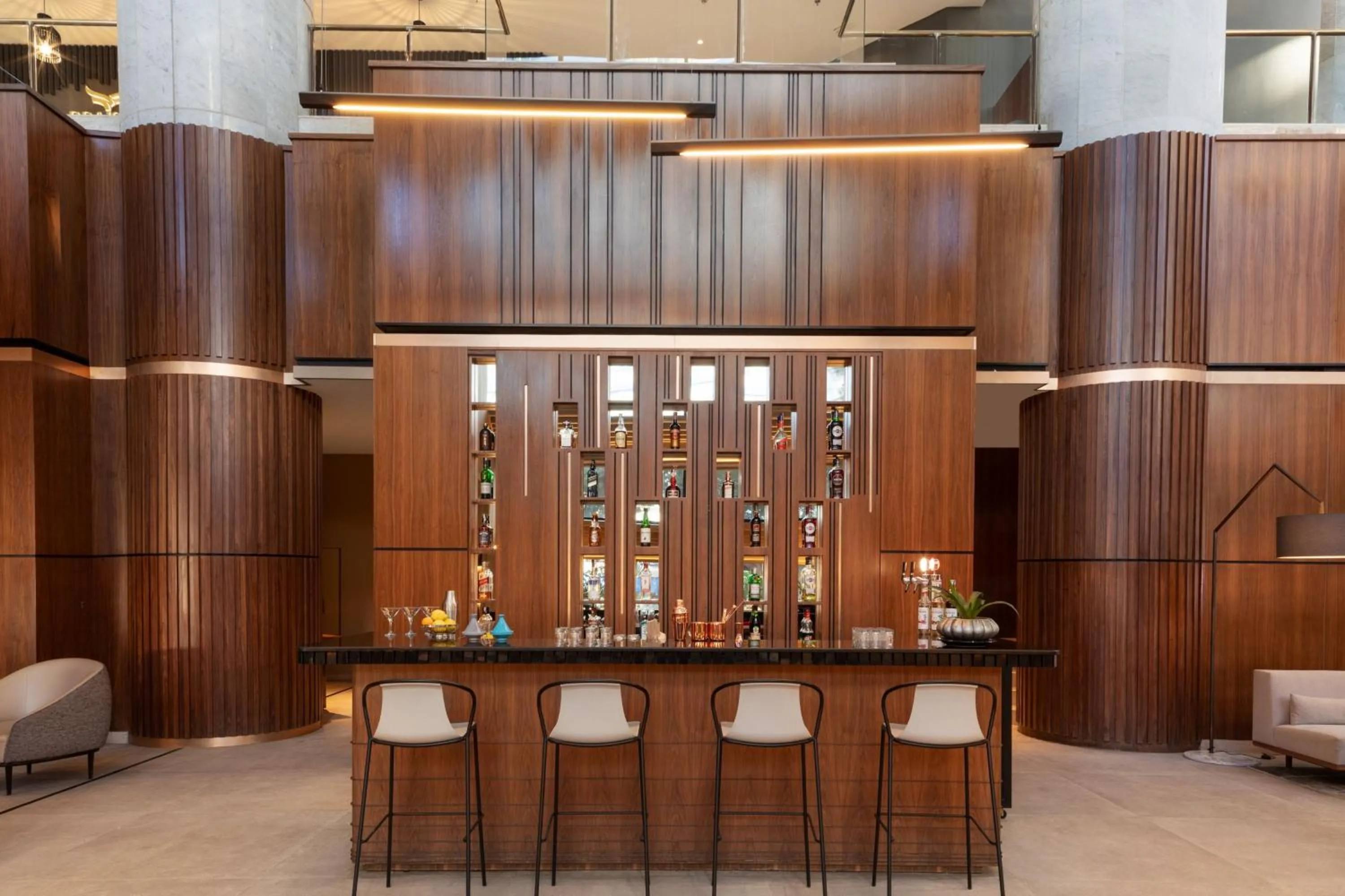 Lounge or bar in Casablanca Marriott Hotel