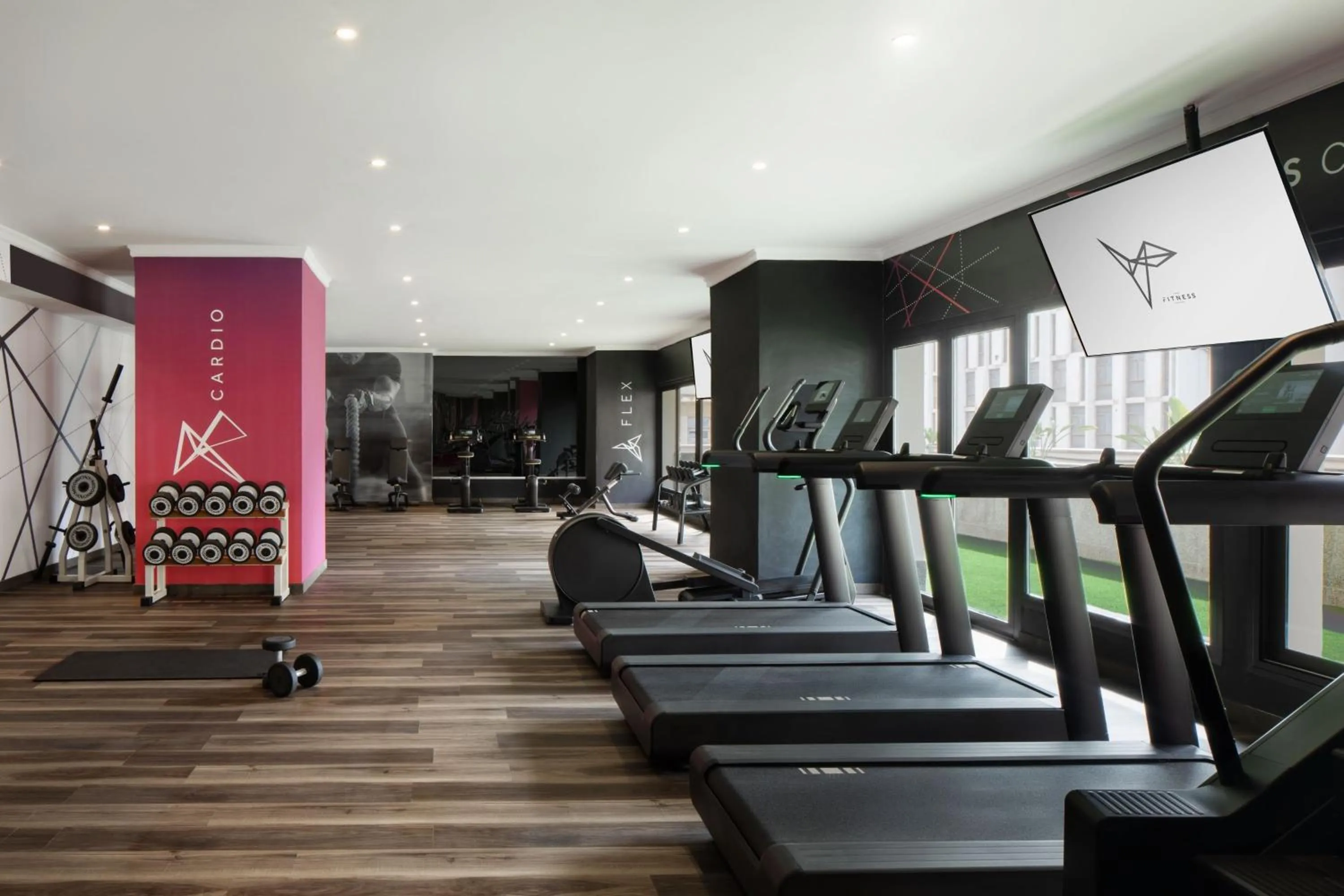 Fitness centre/facilities in Casablanca Marriott Hotel