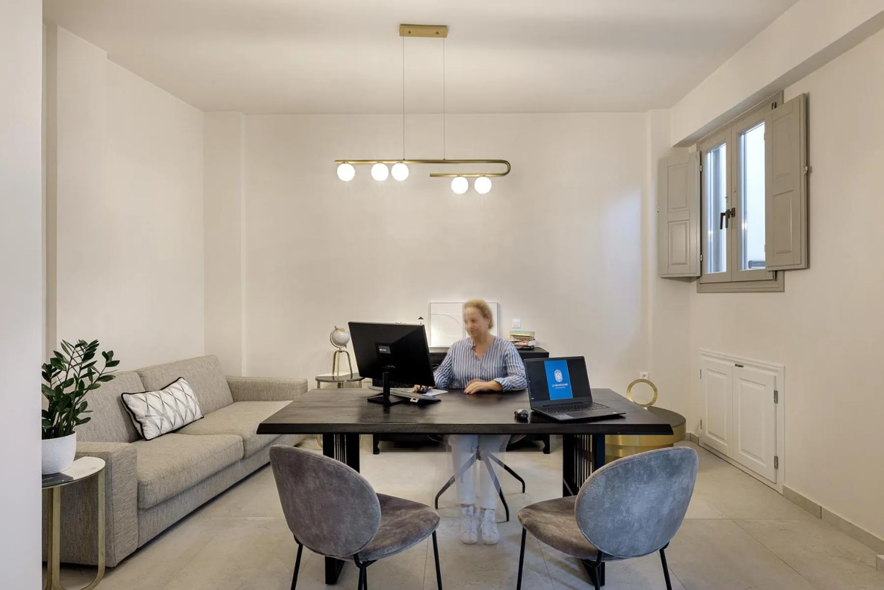 Lobby or reception in La Madeleine Oia