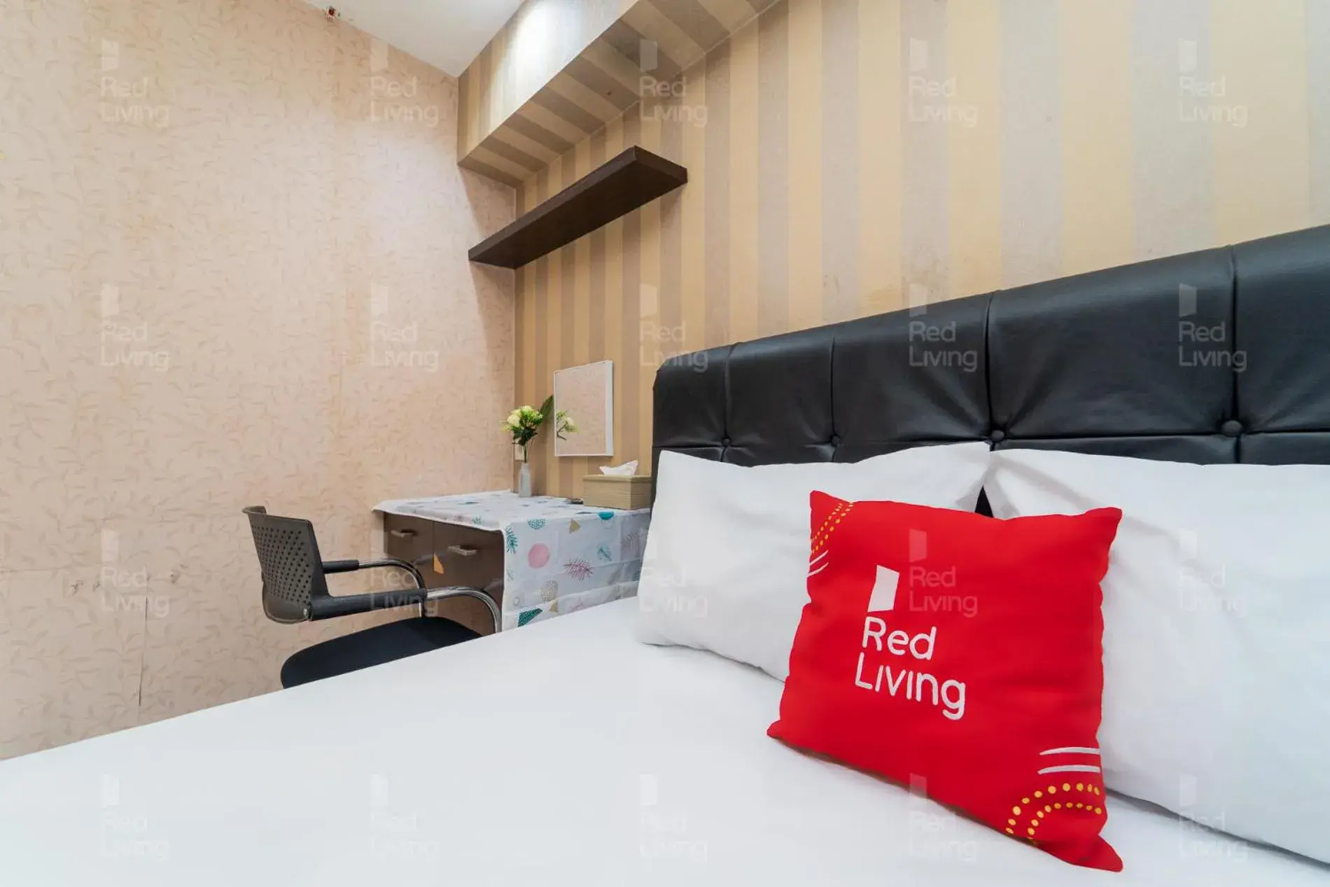 Bedroom, Bed in RedLiving Apartemen Kebagusan City - Nuna Rooms Bedroom, Bed in RedLiving Apartemen Kebagusan City - Nuna Rooms