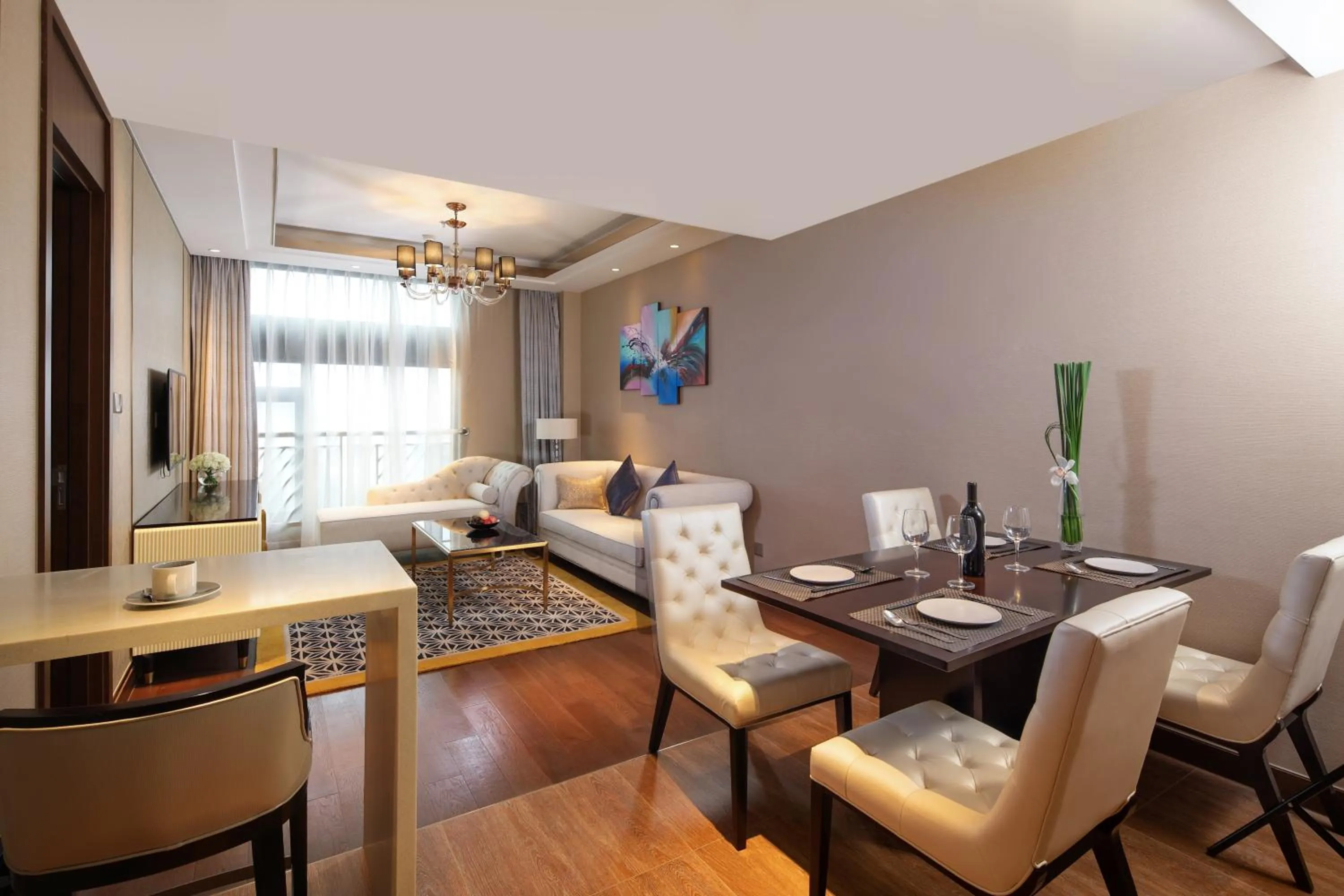 Living room in Rocase Boutique Hotel Wuxi