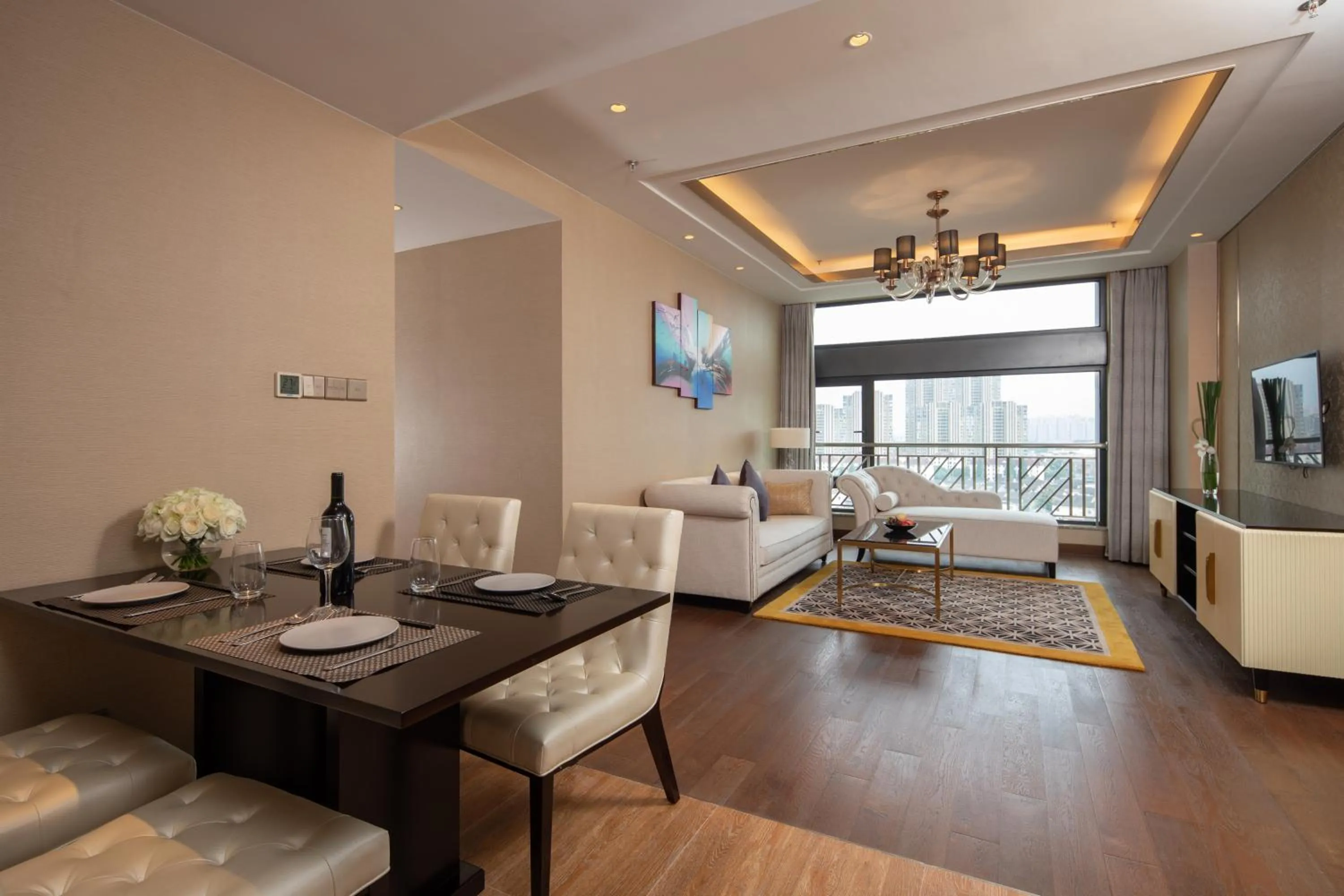 Living room in Rocase Boutique Hotel Wuxi