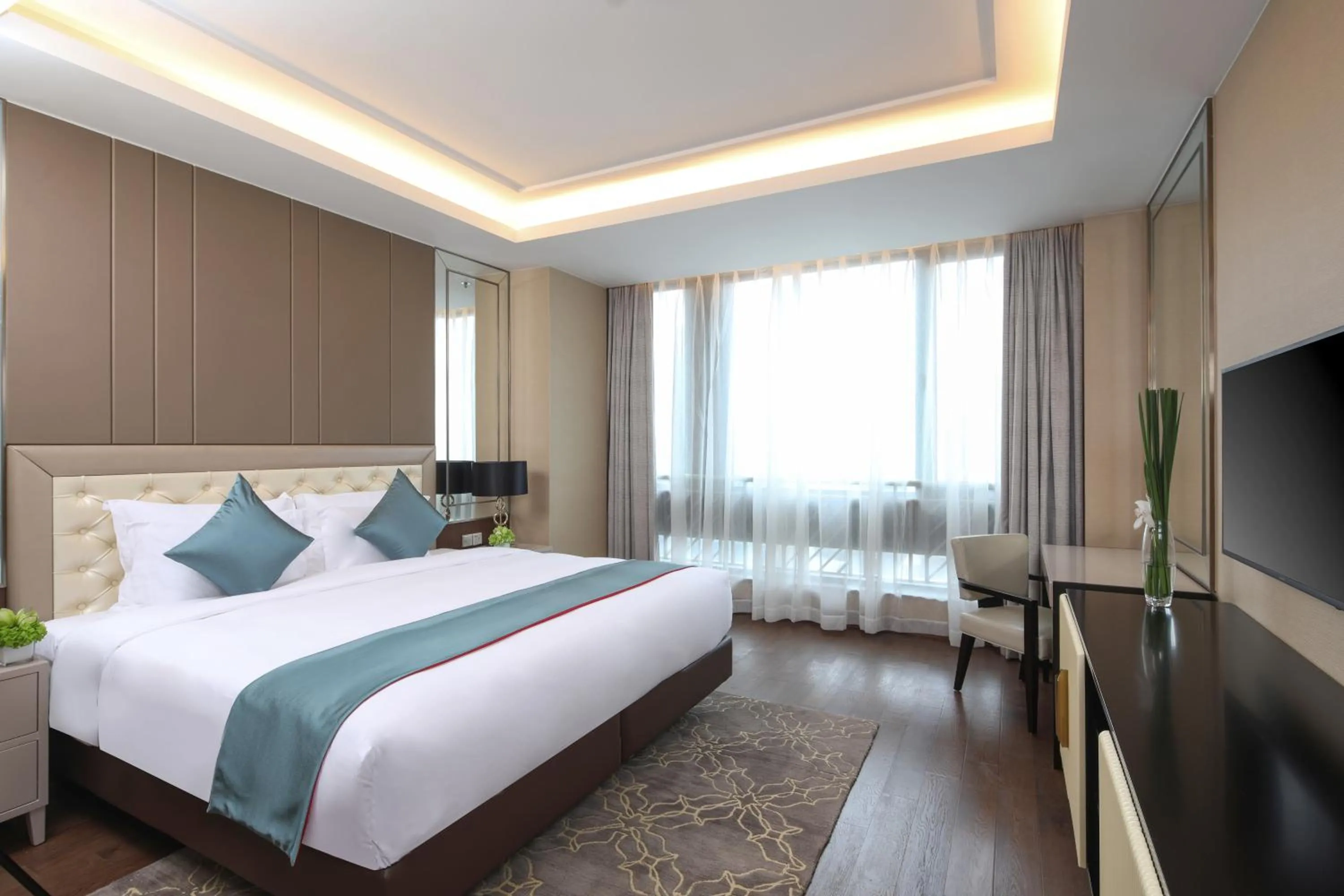 Bed in Rocase Boutique Hotel Wuxi