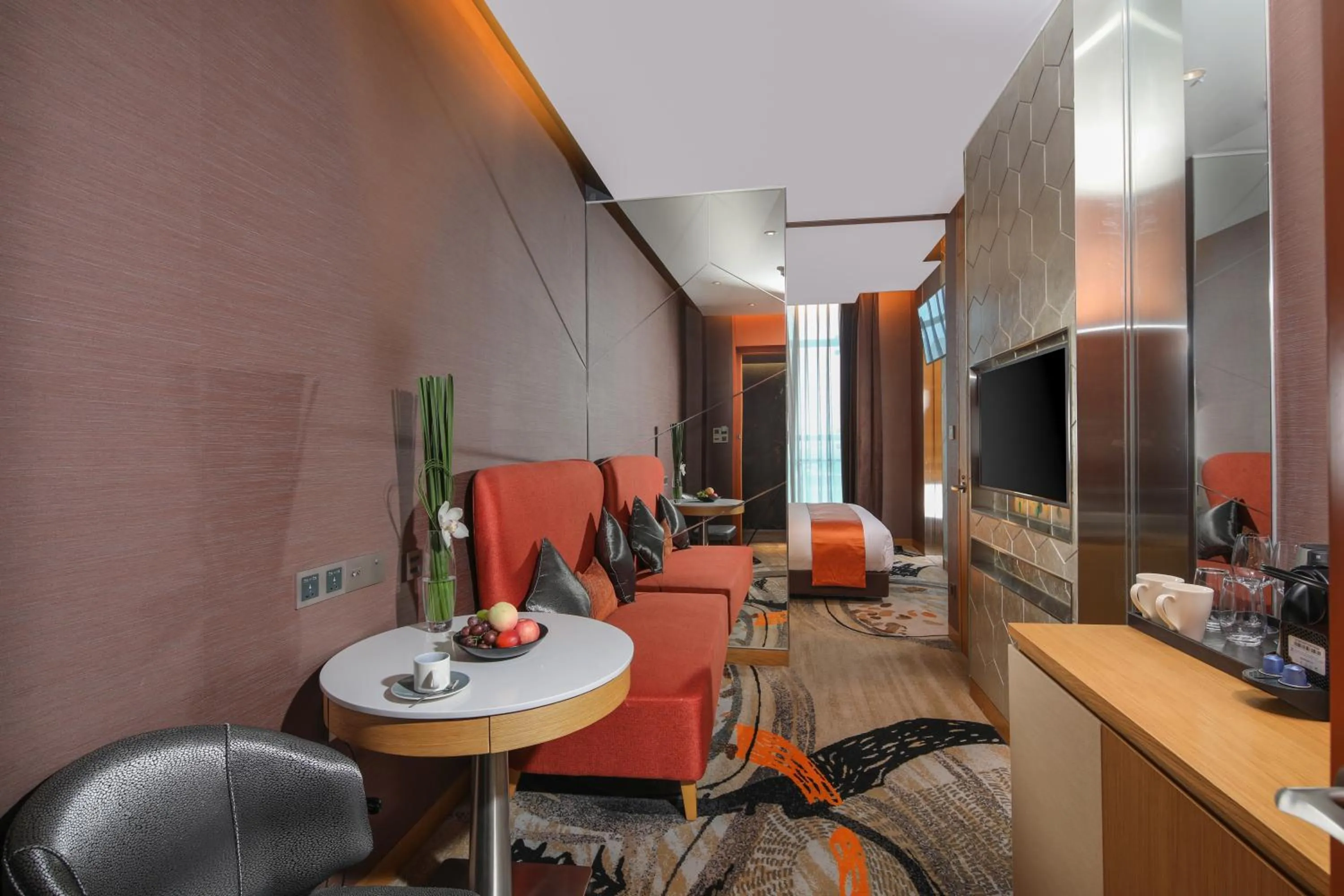 Living room in Rocase Boutique Hotel Wuxi