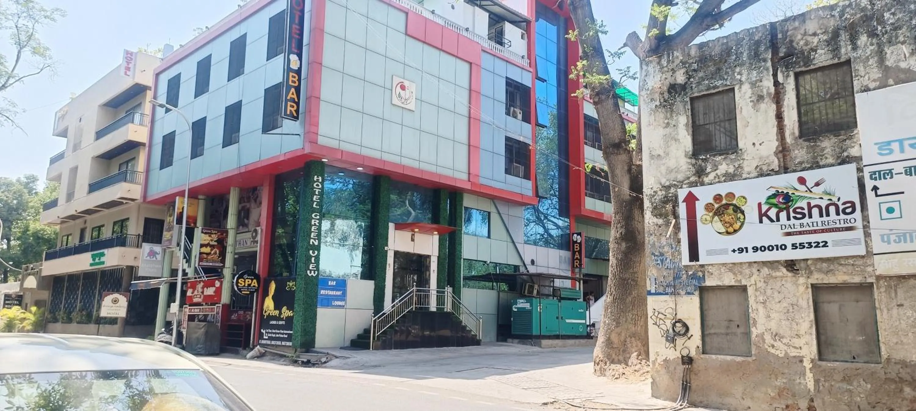 Property building in Hotel Green View International