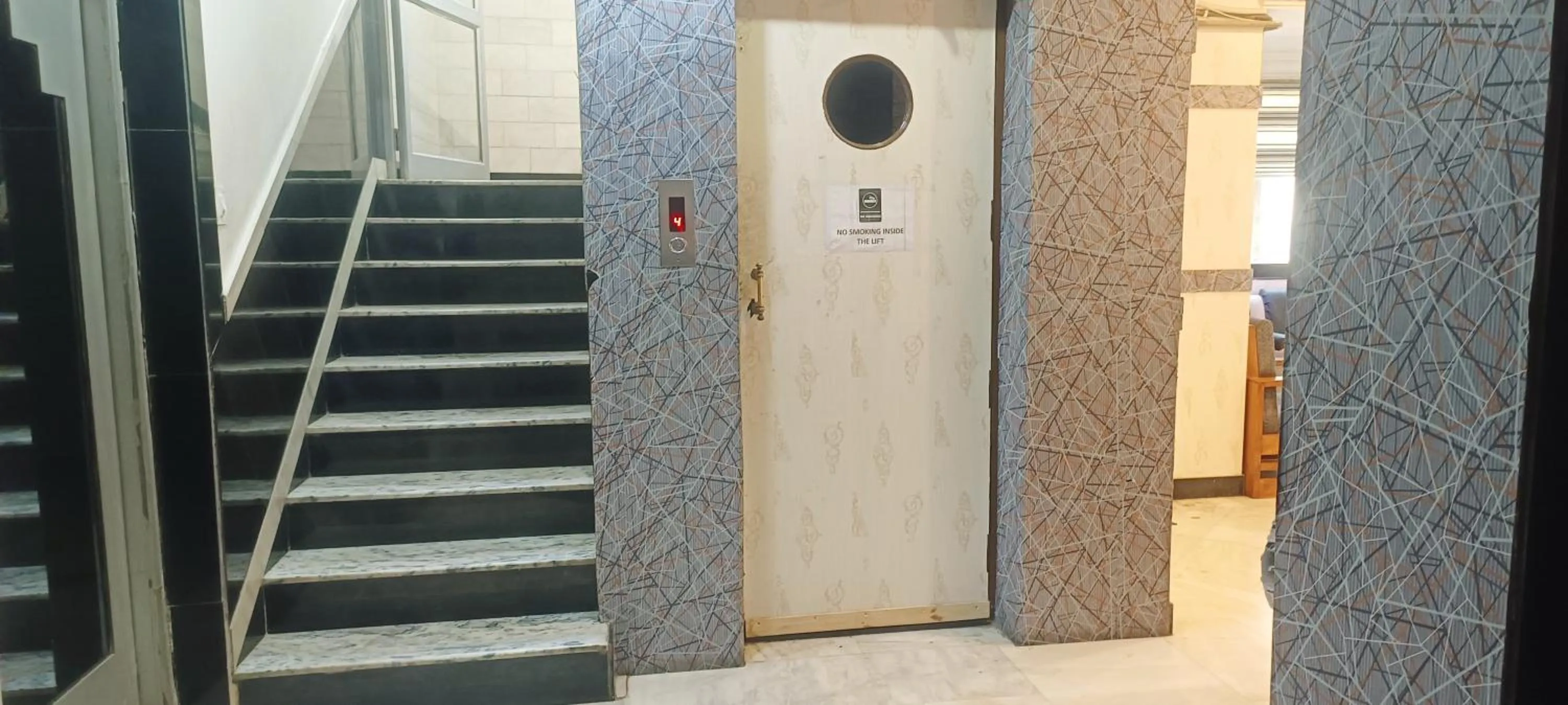 elevator in Hotel Green View International