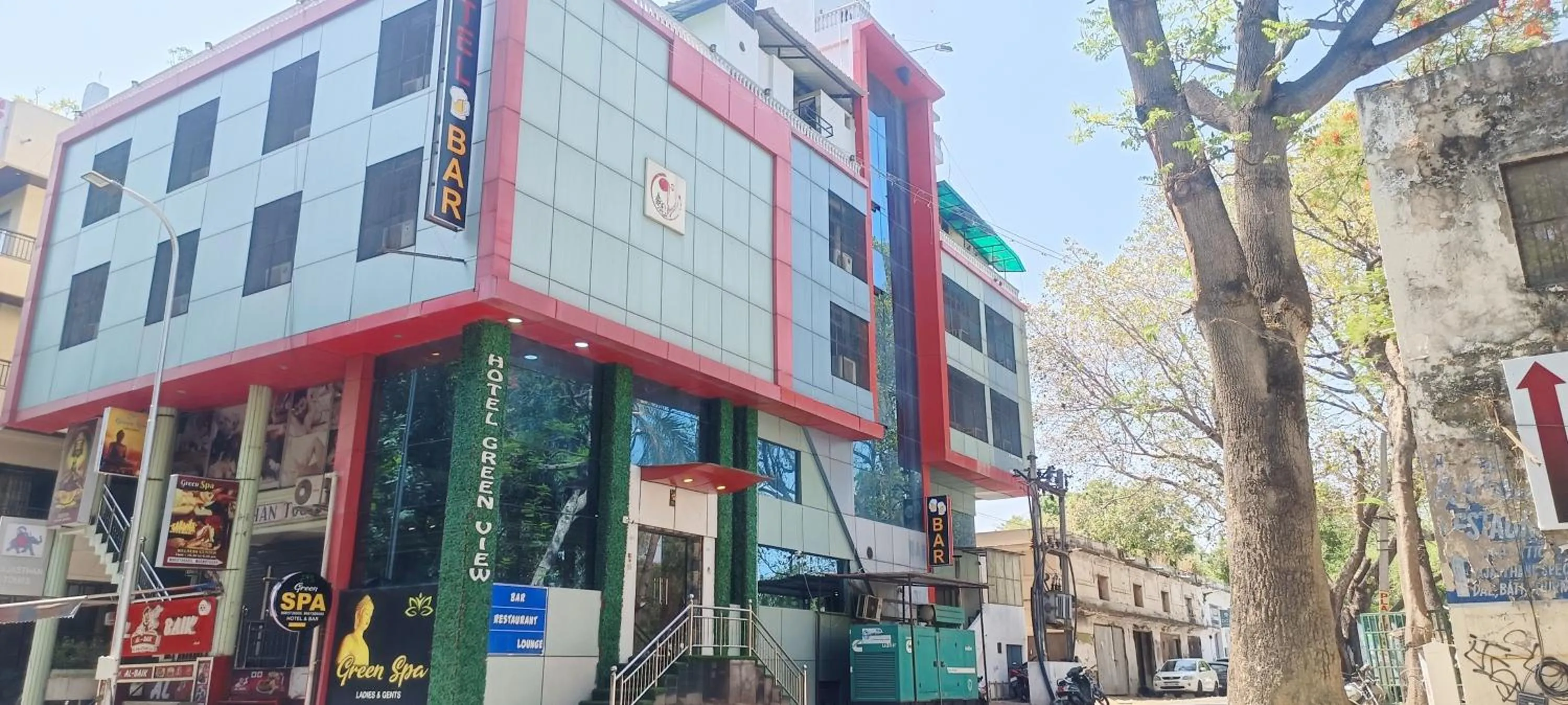 Property building in Hotel Green View International