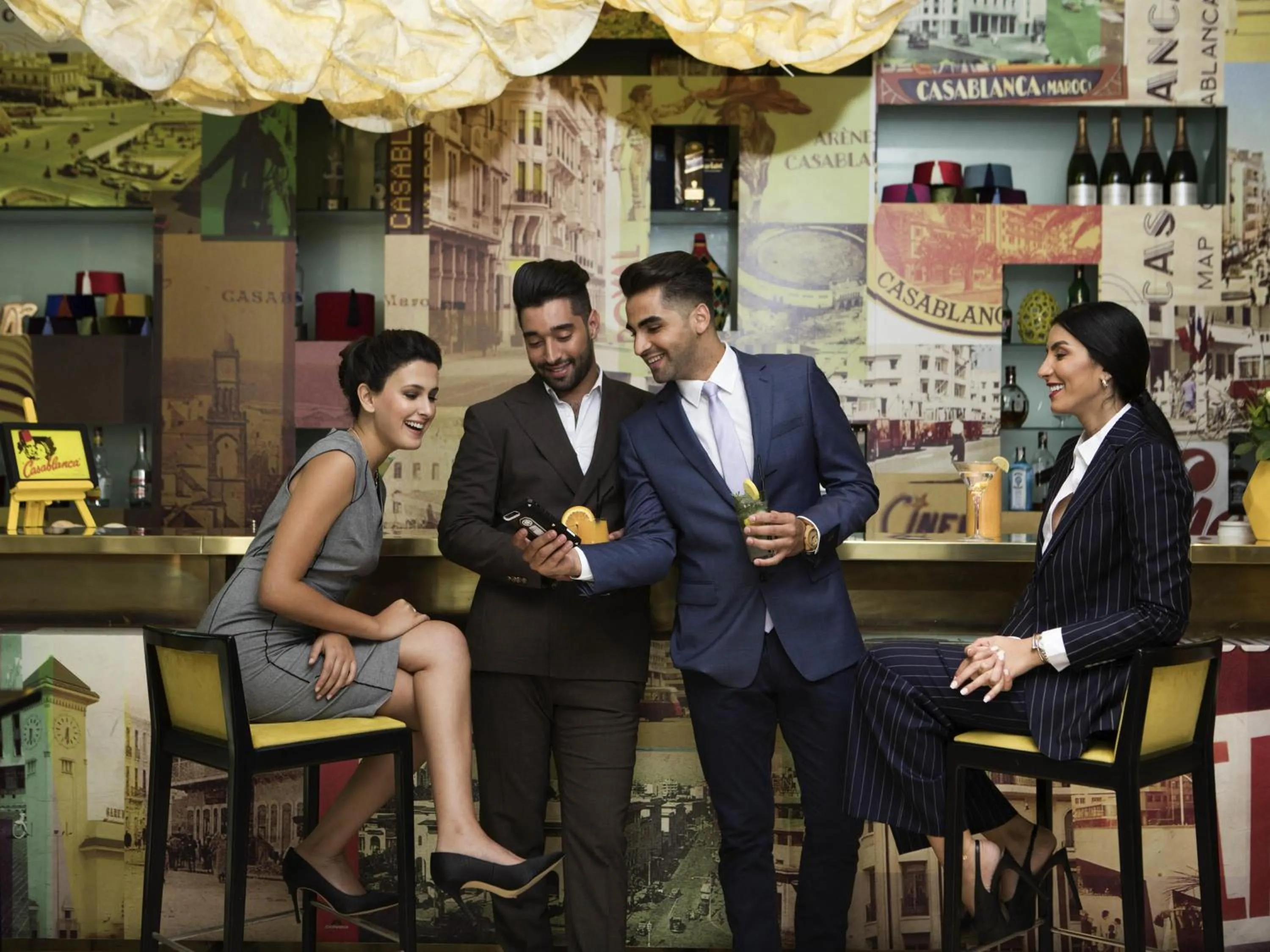 Lounge or bar in Novotel Casablanca City Center