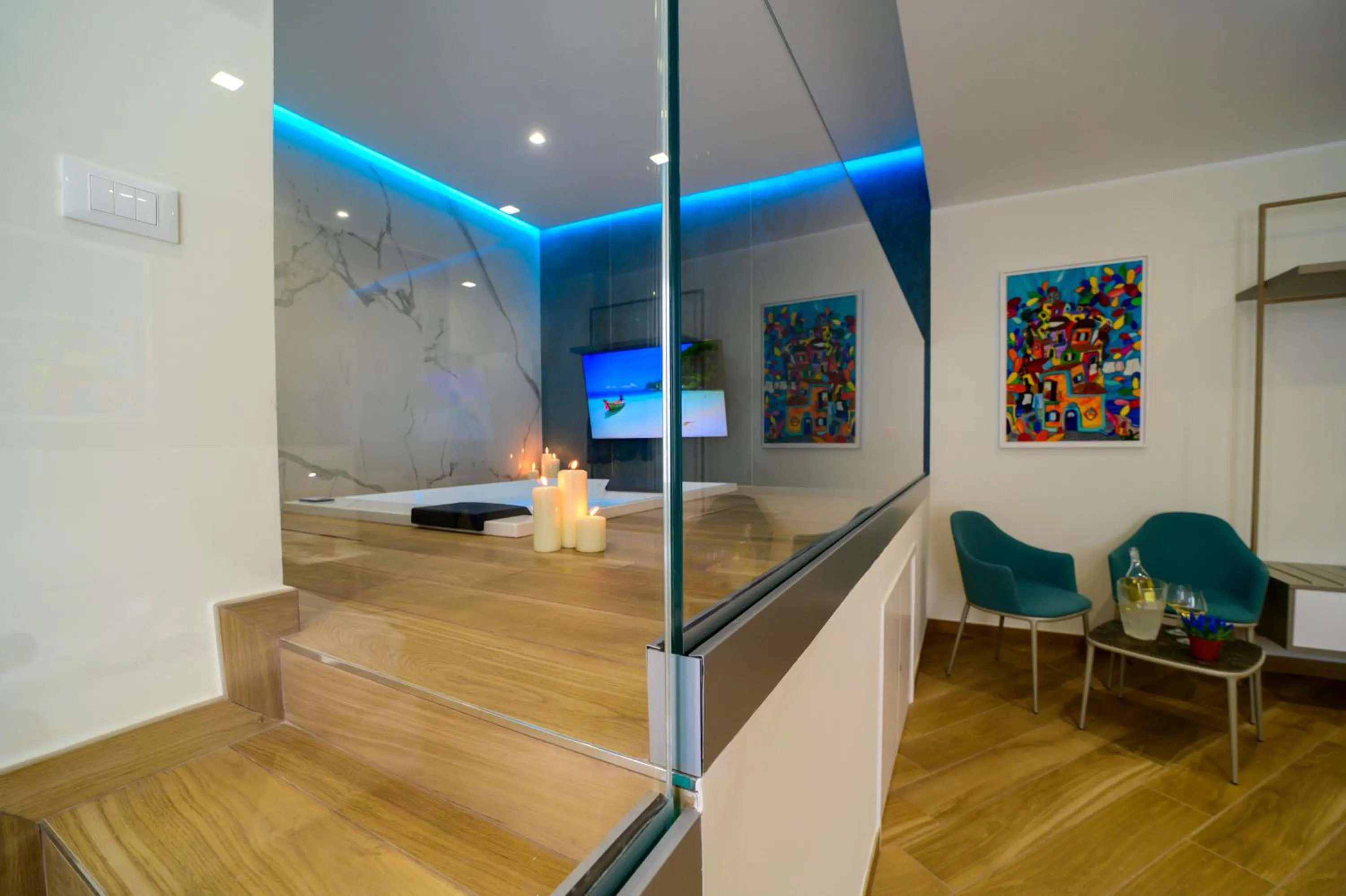 TV and multimedia in B&B Maqueda - Room & Suite