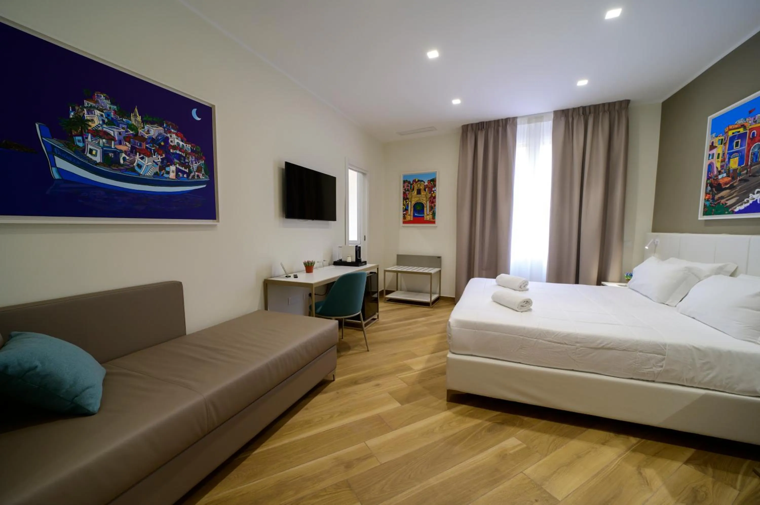 Bed in B&B Maqueda - Room & Suite