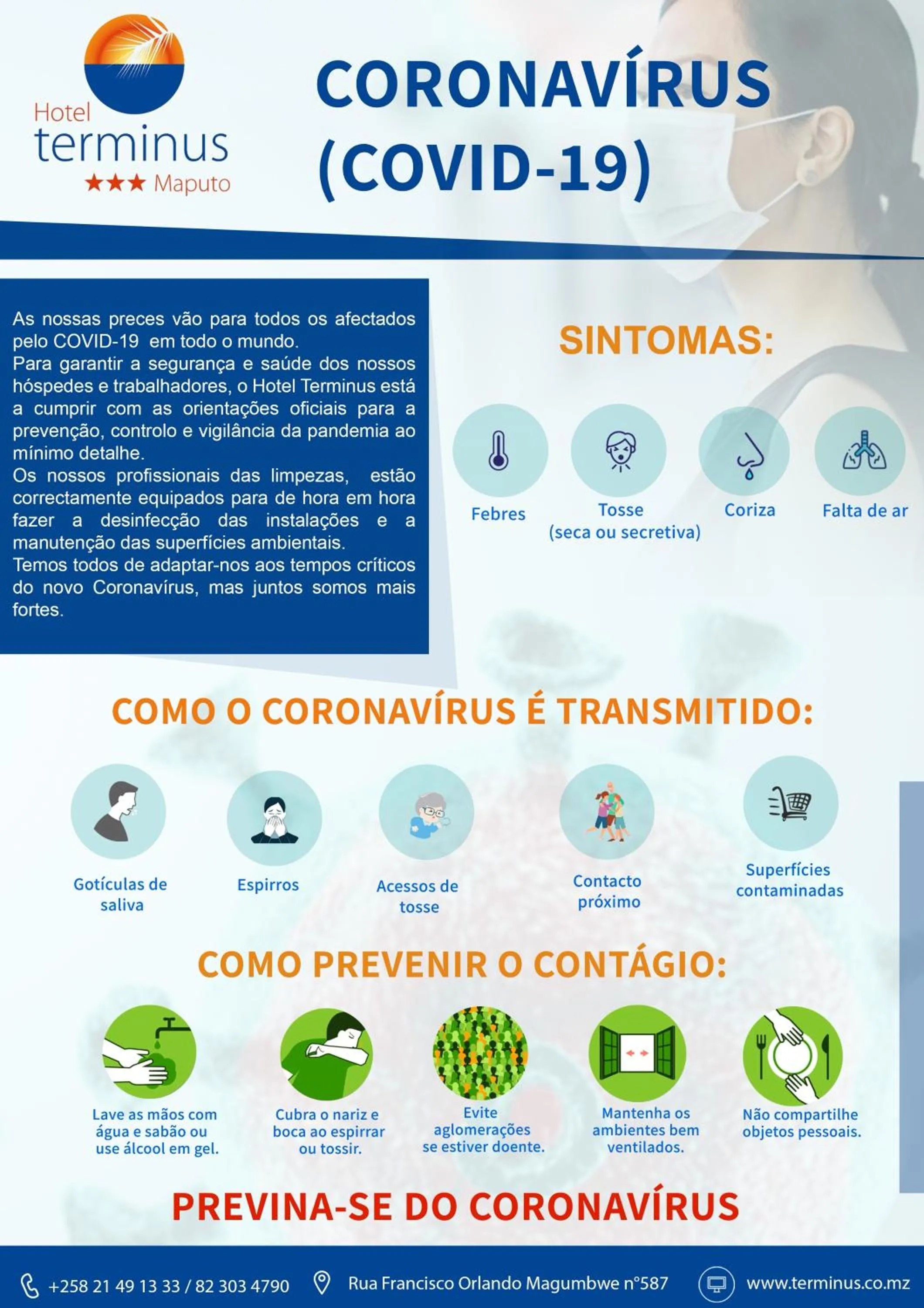 Logo/Certificate/Sign in Hotel Terminus Maputo